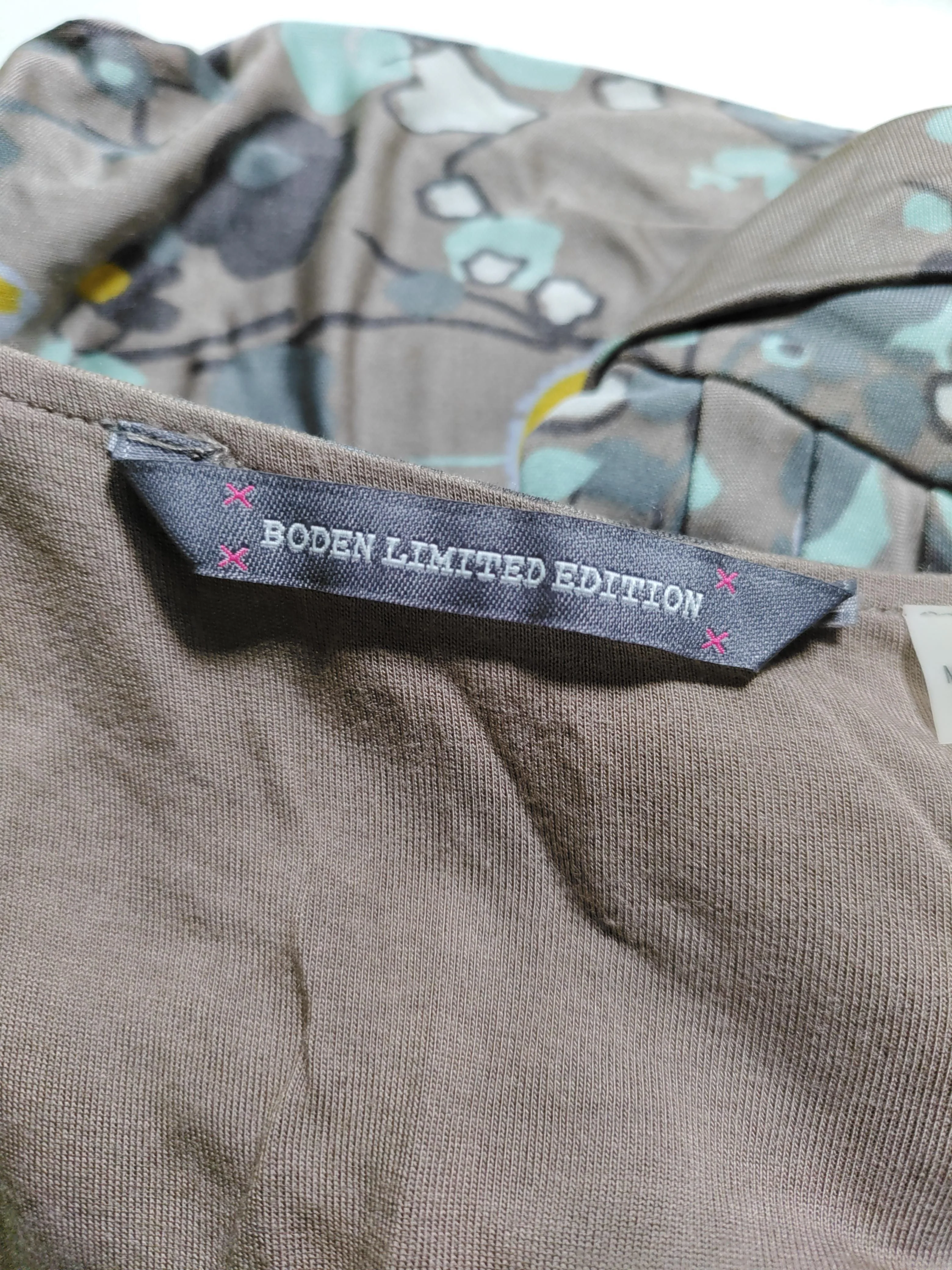 Boden Wrap Midi Dress UK14 in Brown - Image 5