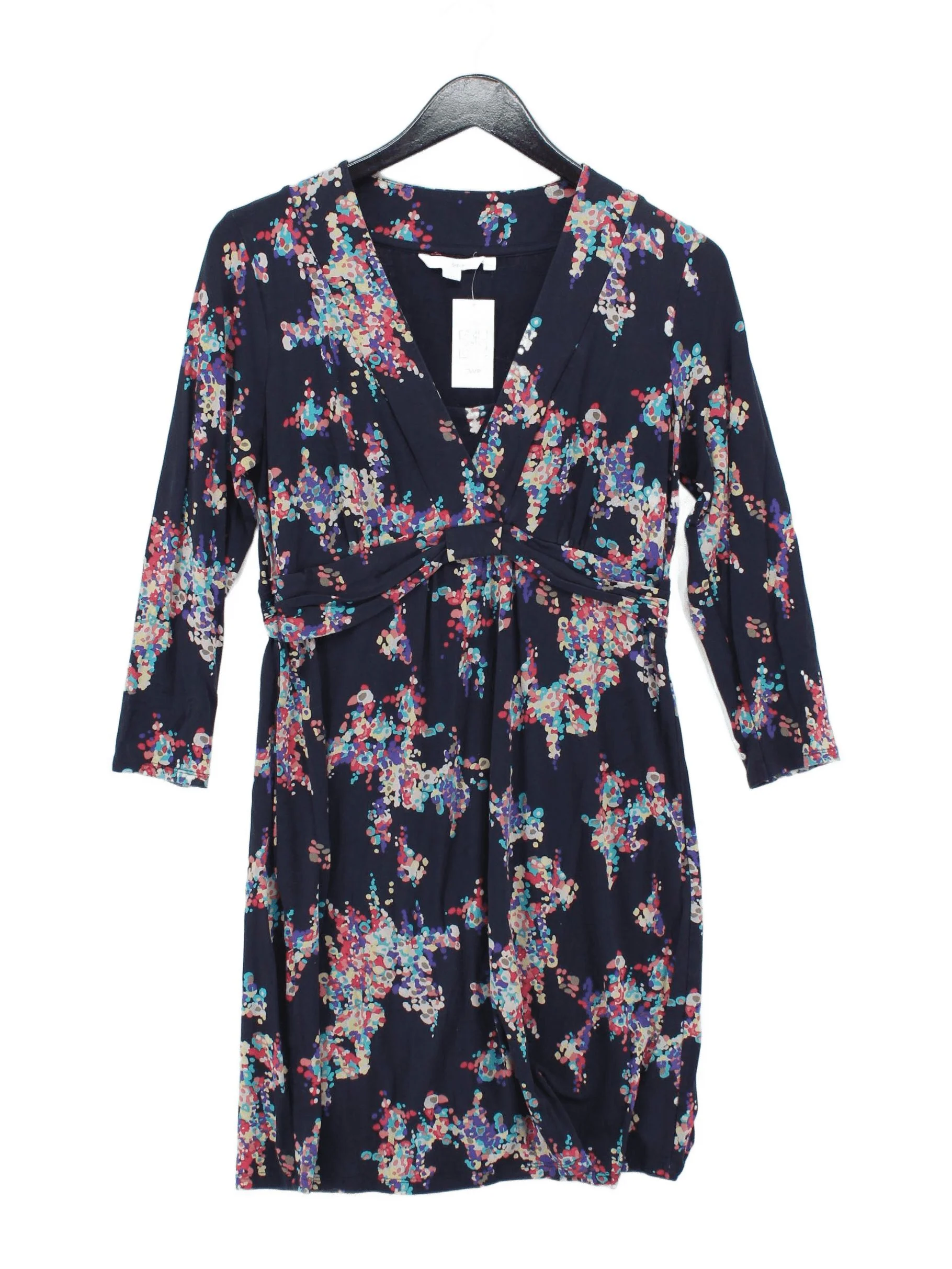 Boden Wrap Mini Dress UK10 in Blue