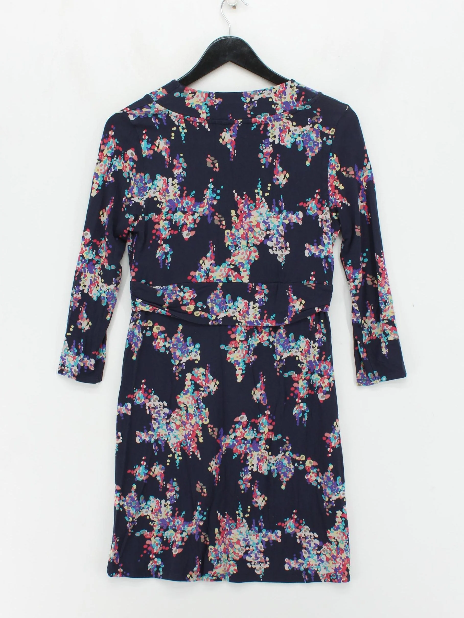 Boden Wrap Mini Dress UK10 in Blue - Image 2