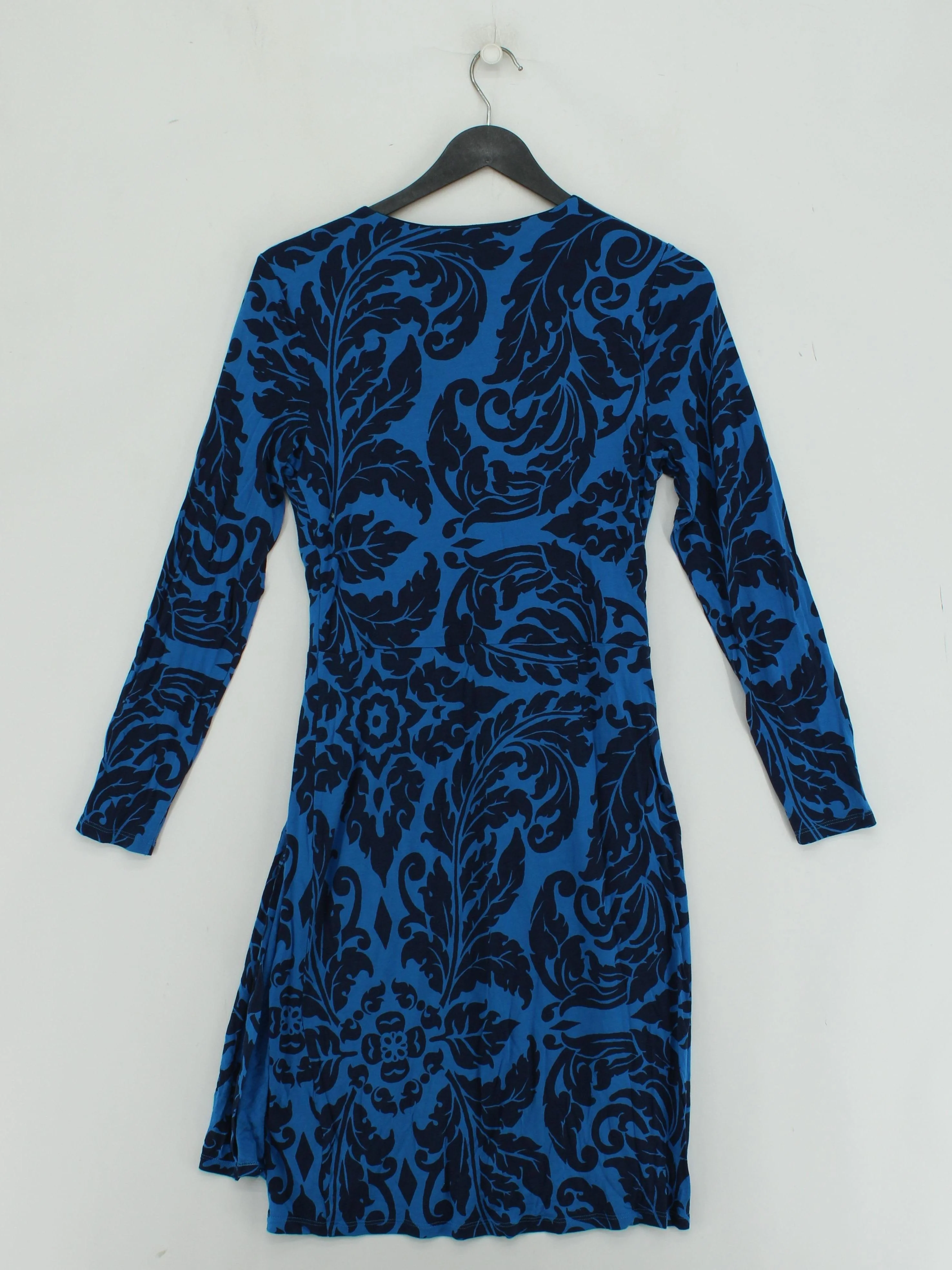 Boden Wrap Mini Dress UK10 in Blue - Image 2