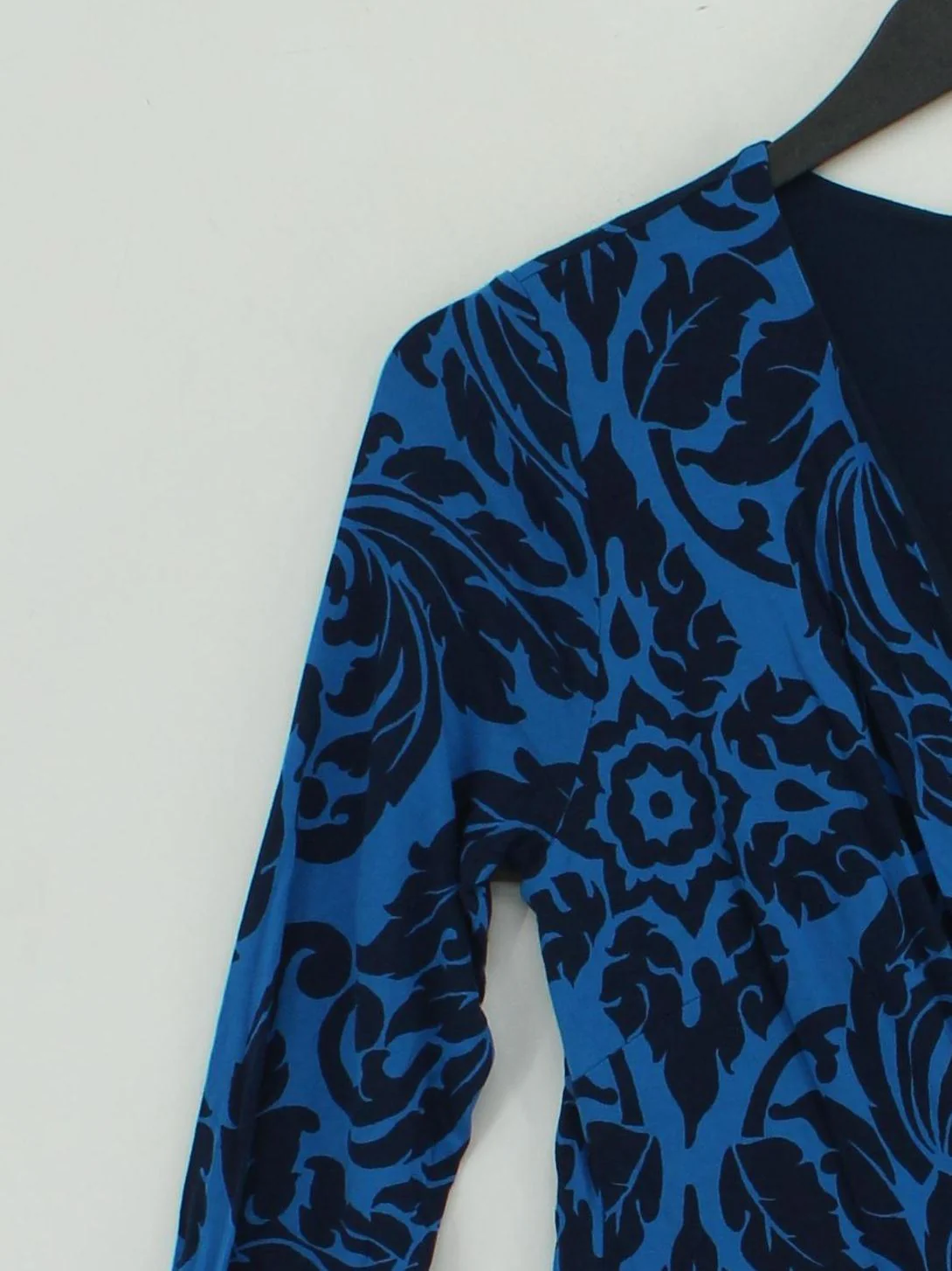 Boden Wrap Mini Dress UK10 in Blue - Image 4