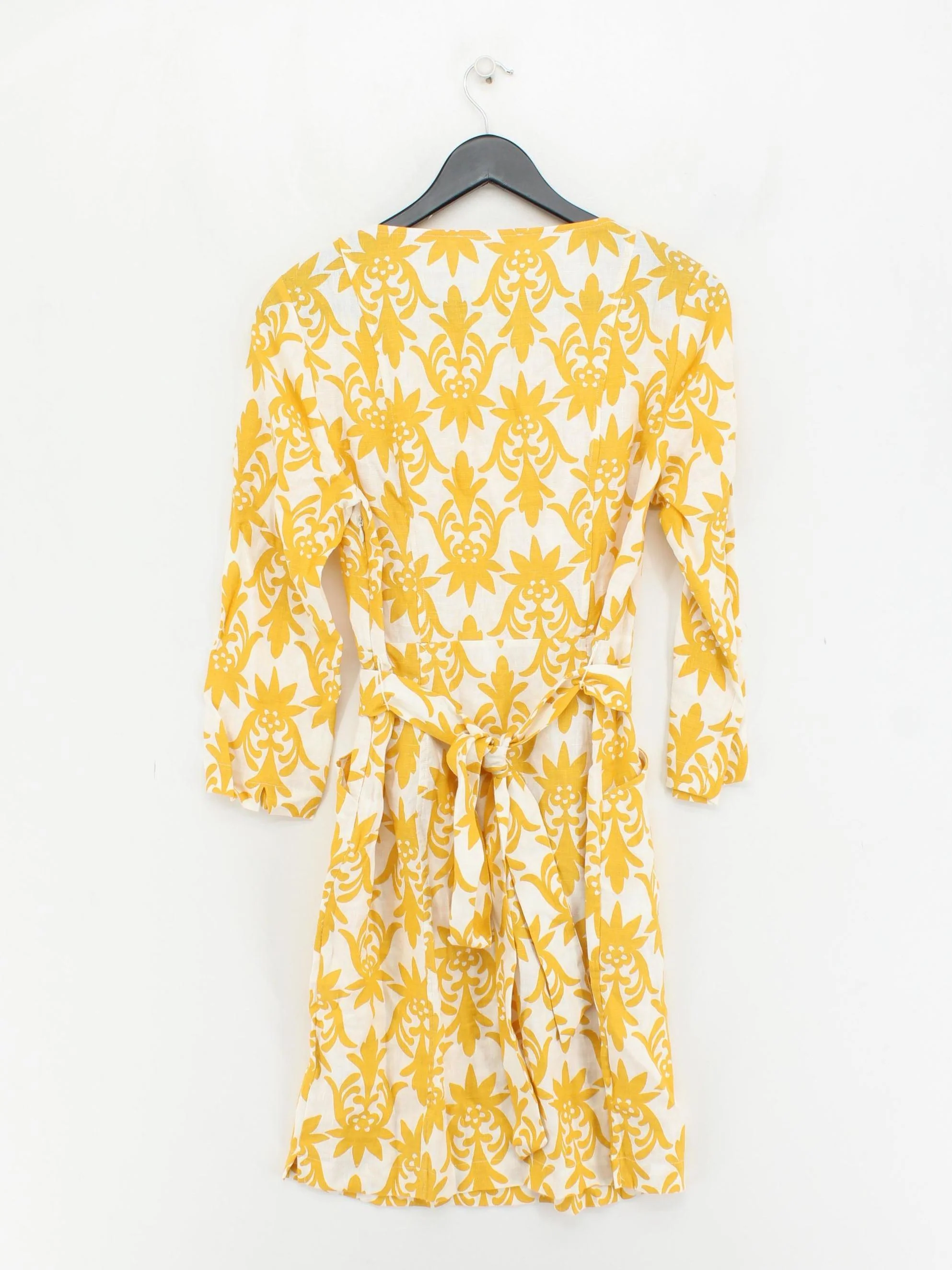 Boden Wrap Mini Dress UK12 in Multi - Image 2