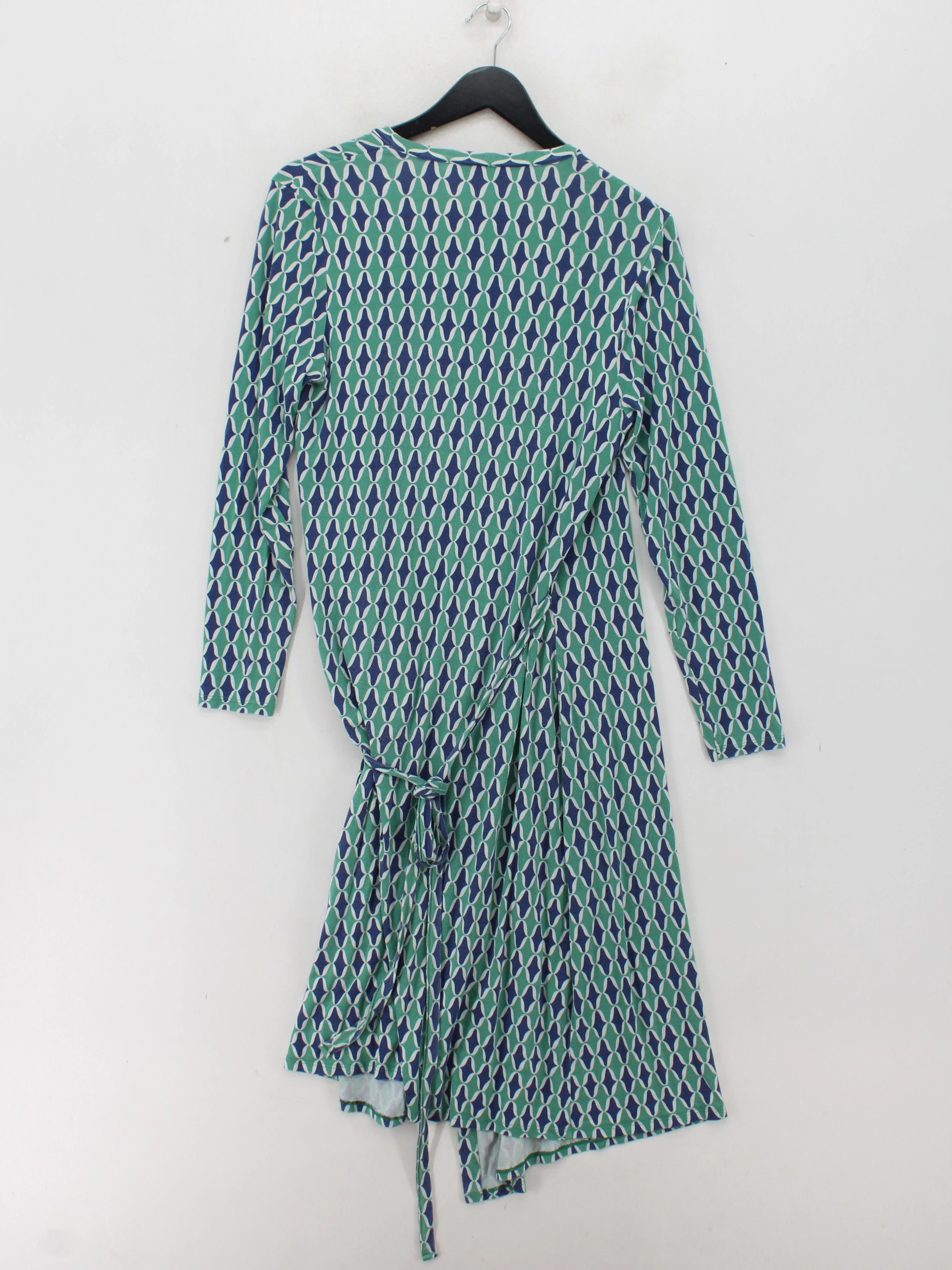 Boden Wrap Mini Dress UK14 in Multi - Image 2