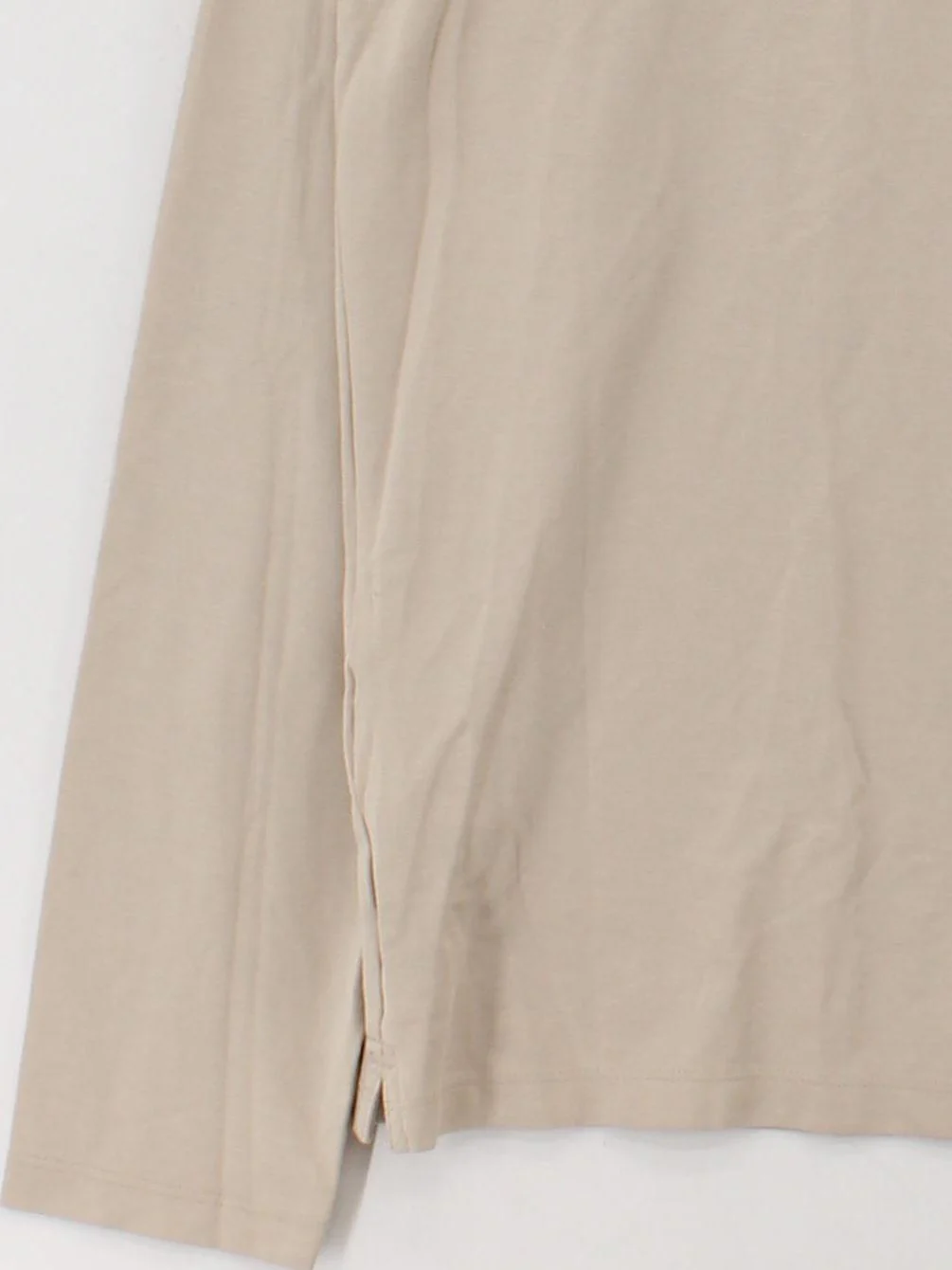 Boggi Men's Polo XL Cream 100% Cotton Basic - Image 4