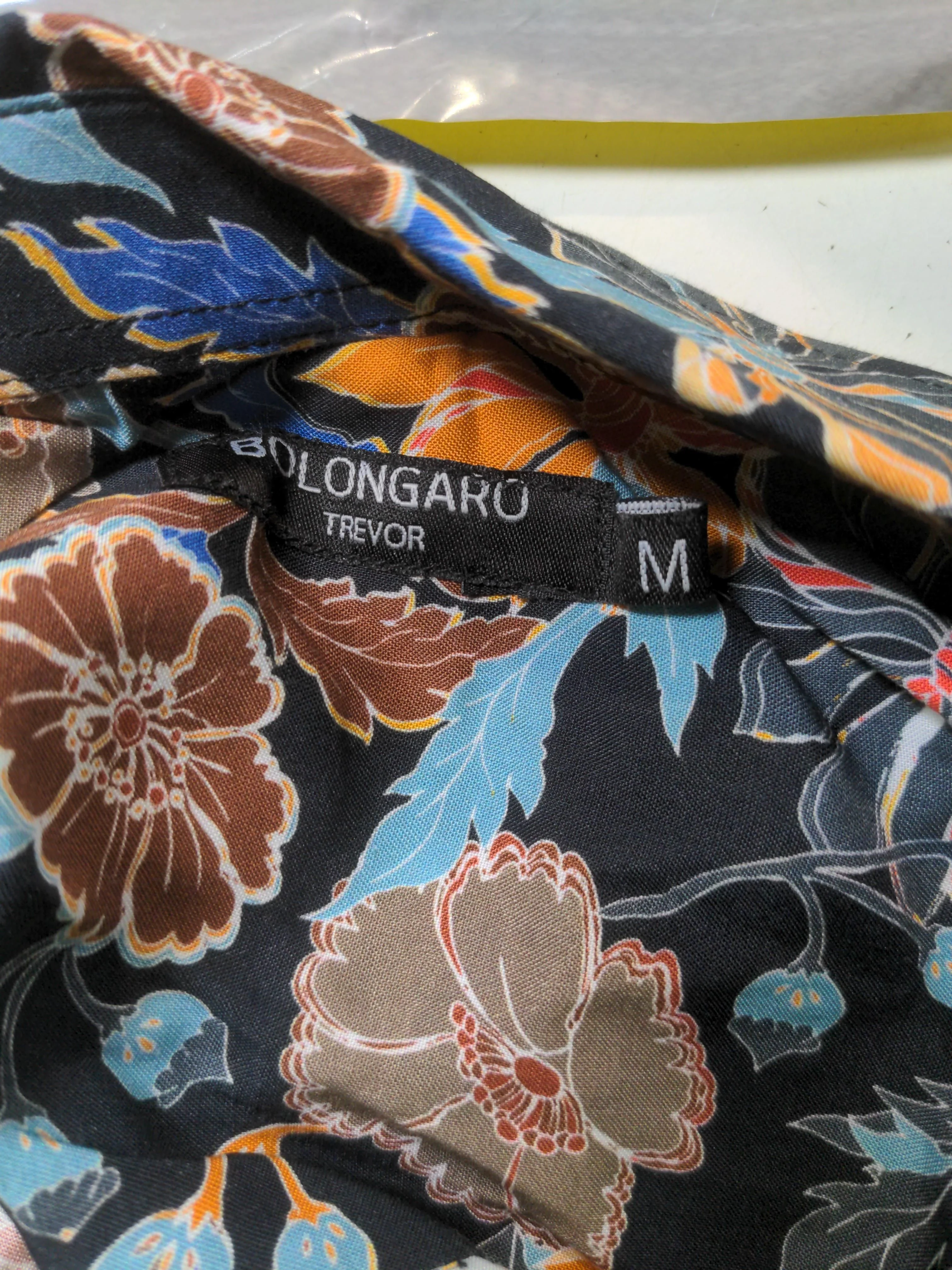 Bolongaro Trevor Men's Shirt M Multi Floral 100% Viscose Basic - Image 5
