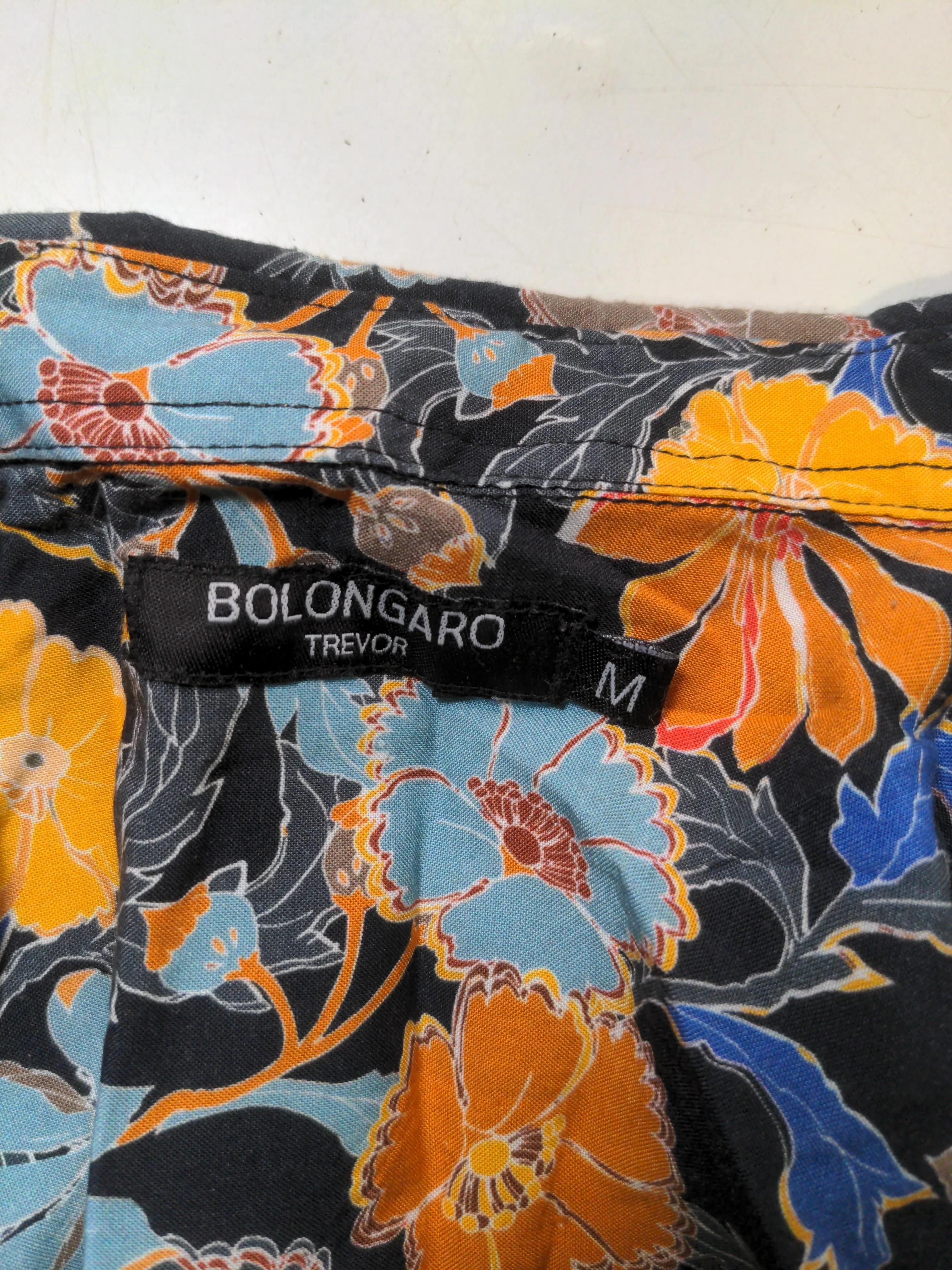 Bolongaro Trevor Men's Shirt M Multi Floral 100% Viscose Basic - Image 5