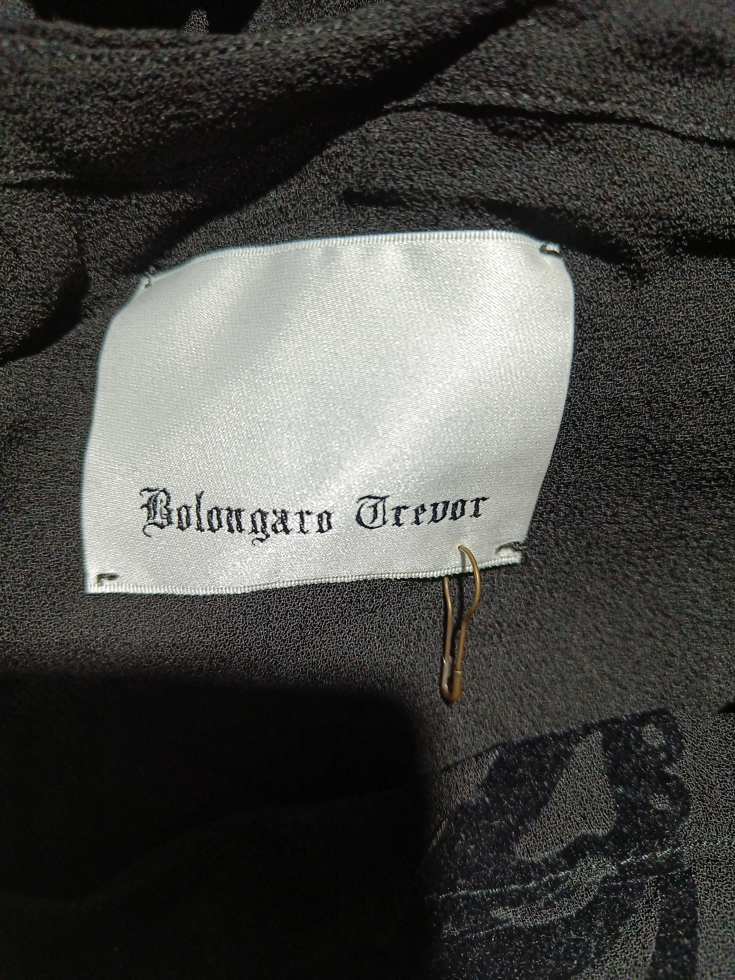 Bolongaro Trevor Women's T-Shirt UK 10 Black 100% Viscose Basic - Image 5