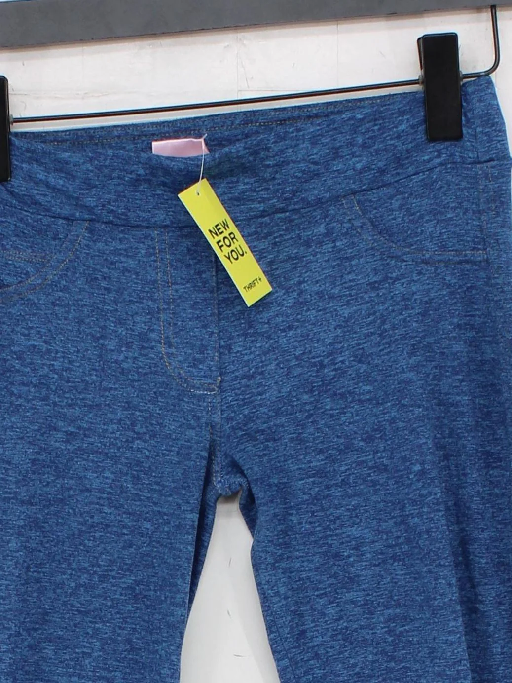 Bombshell Women's Leggings M Blue Polyester with Spandex Full length - Image 3