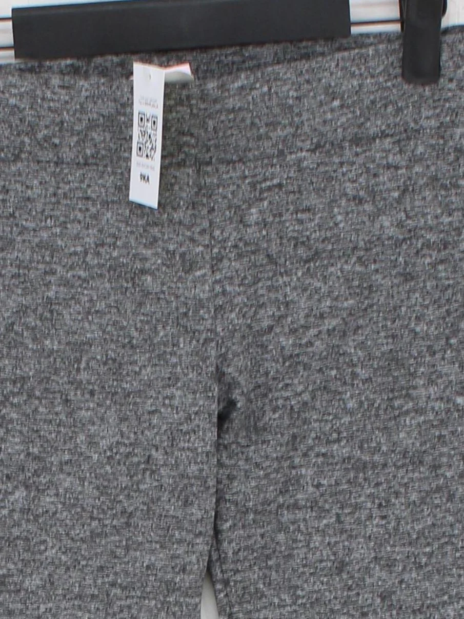 Bombshell Women's Sports Bottoms M Grey Striped Nylon with Spandex Sweatpants - Image 3