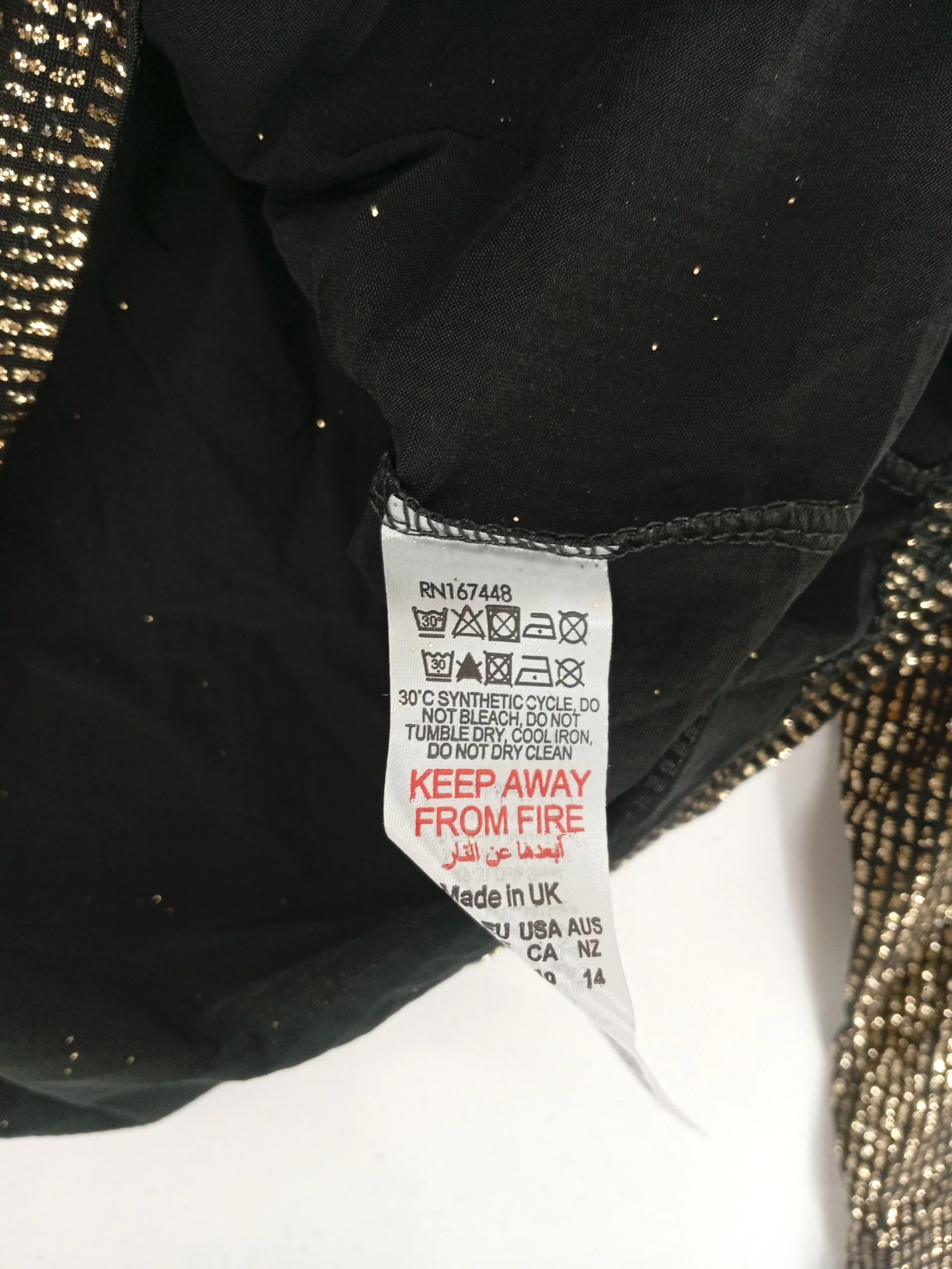 Boohoo Women's Top UK 14 Gold 100% Other Cropped New with tags - Image 6