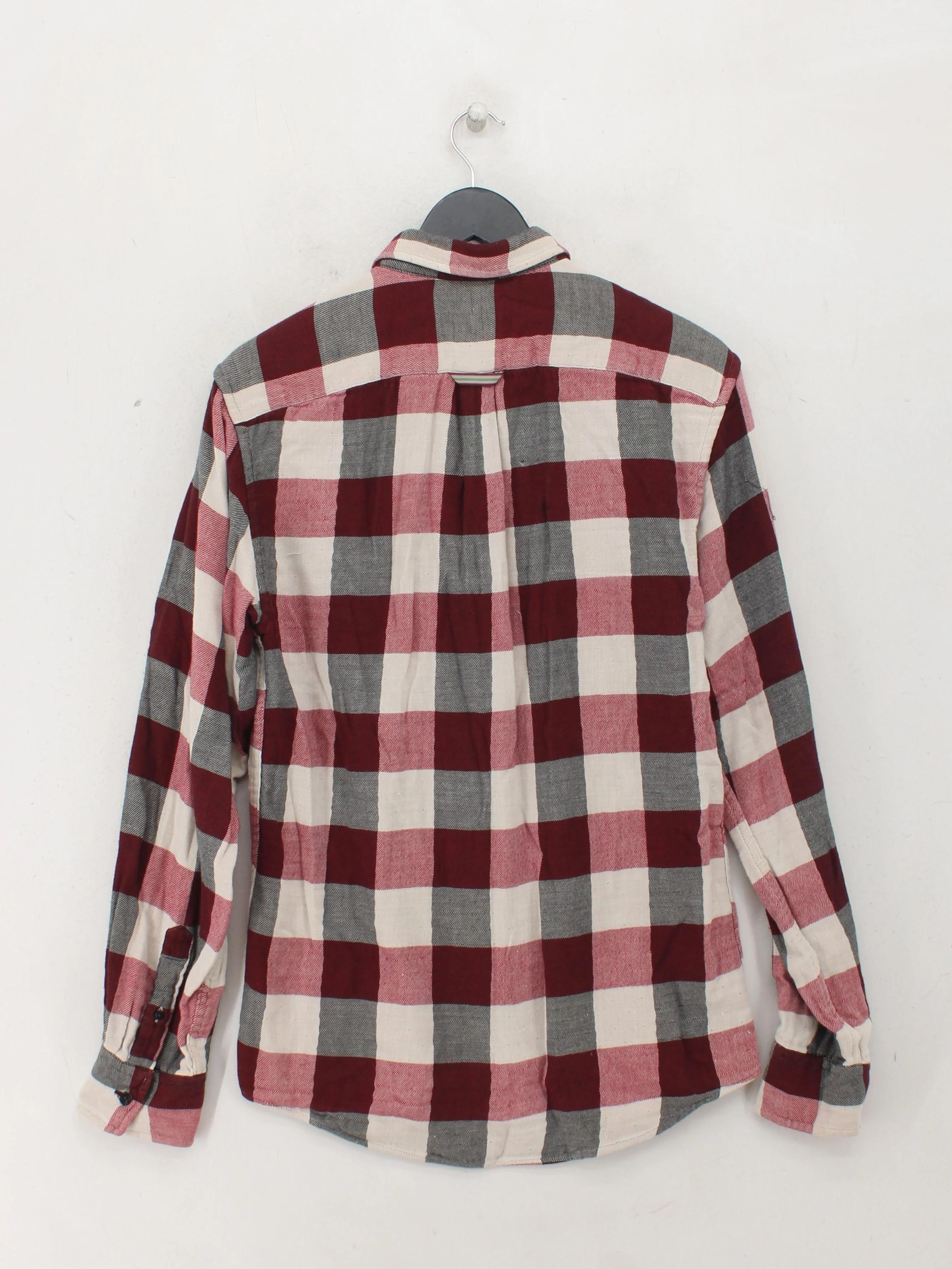 Born Men's Shirt S Multi Checkered 100% Cotton Basic - Image 2