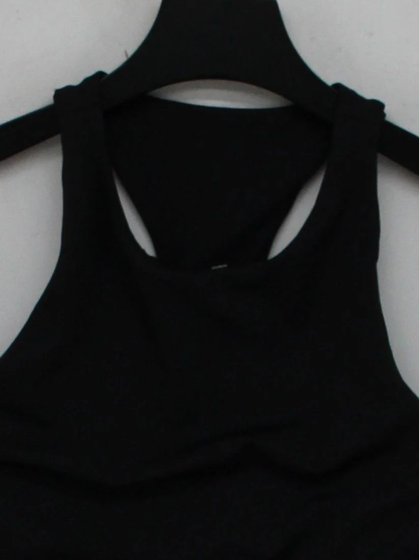 Born Nouli Women's Top S Black Polyester with Spandex Cropped - Image 3