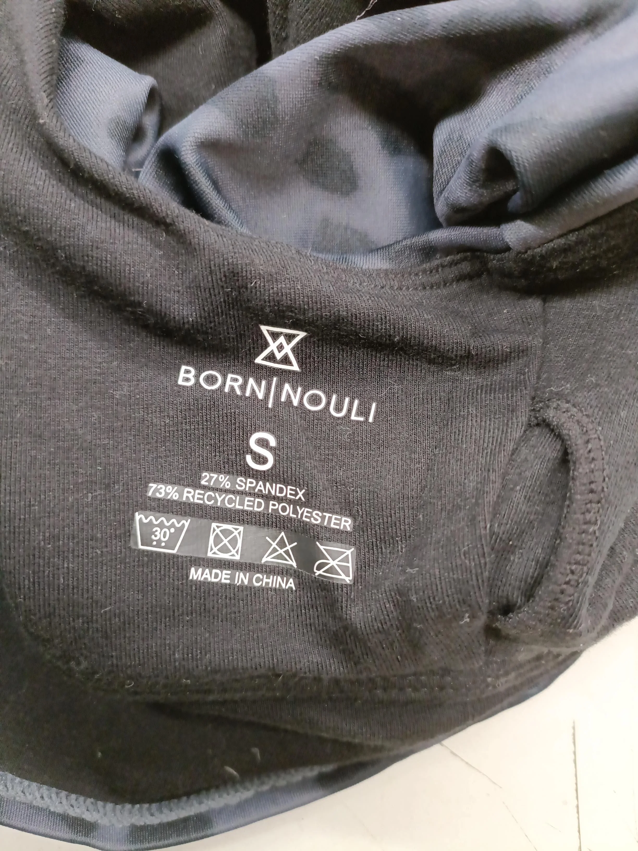 Born Nouli Women's Top S Grey Polyester with Spandex Cropped - Image 5