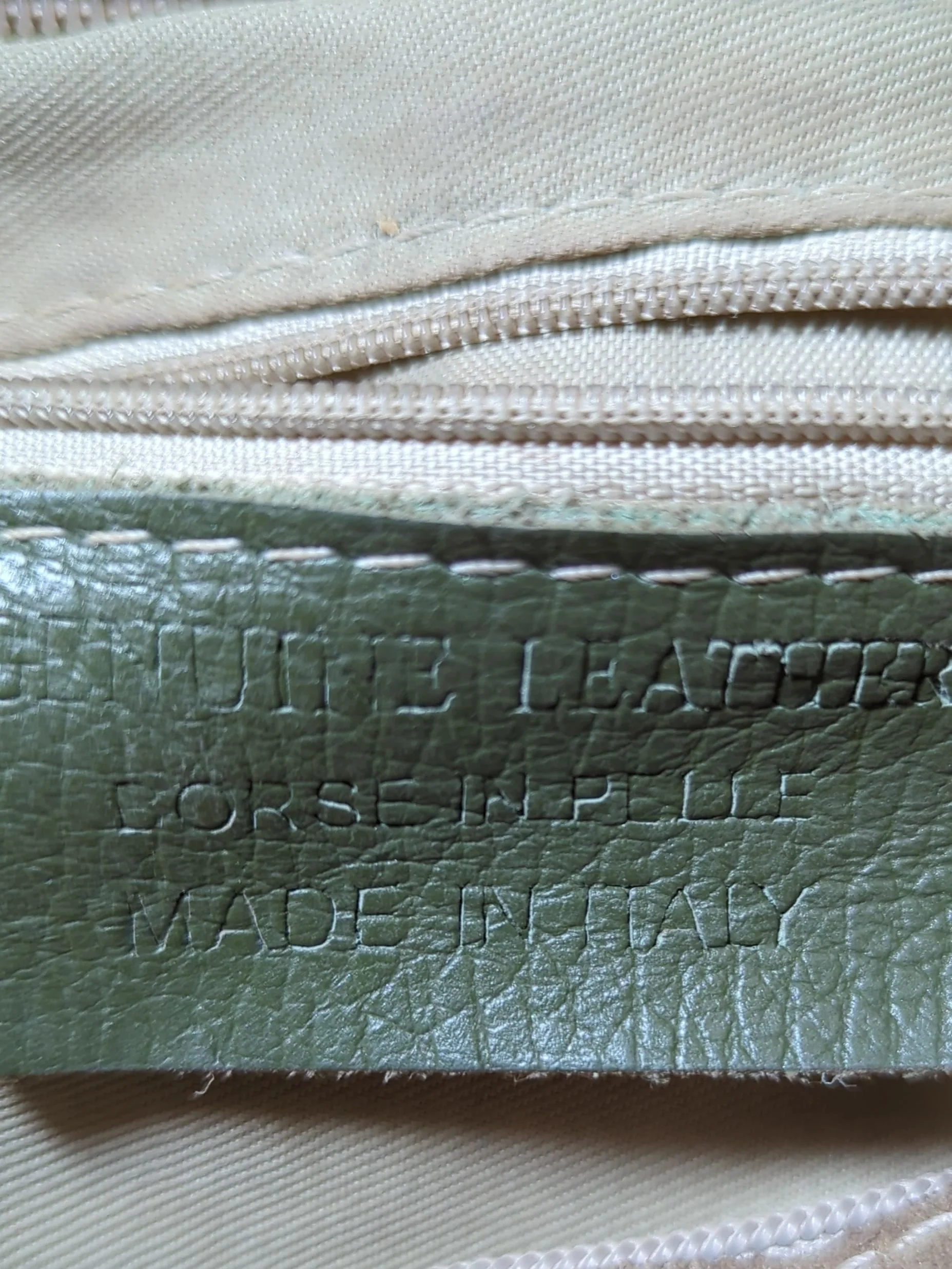 Borse In Pelle Women's Bag Tan 100% Suede Shoulder Bag - Image 7