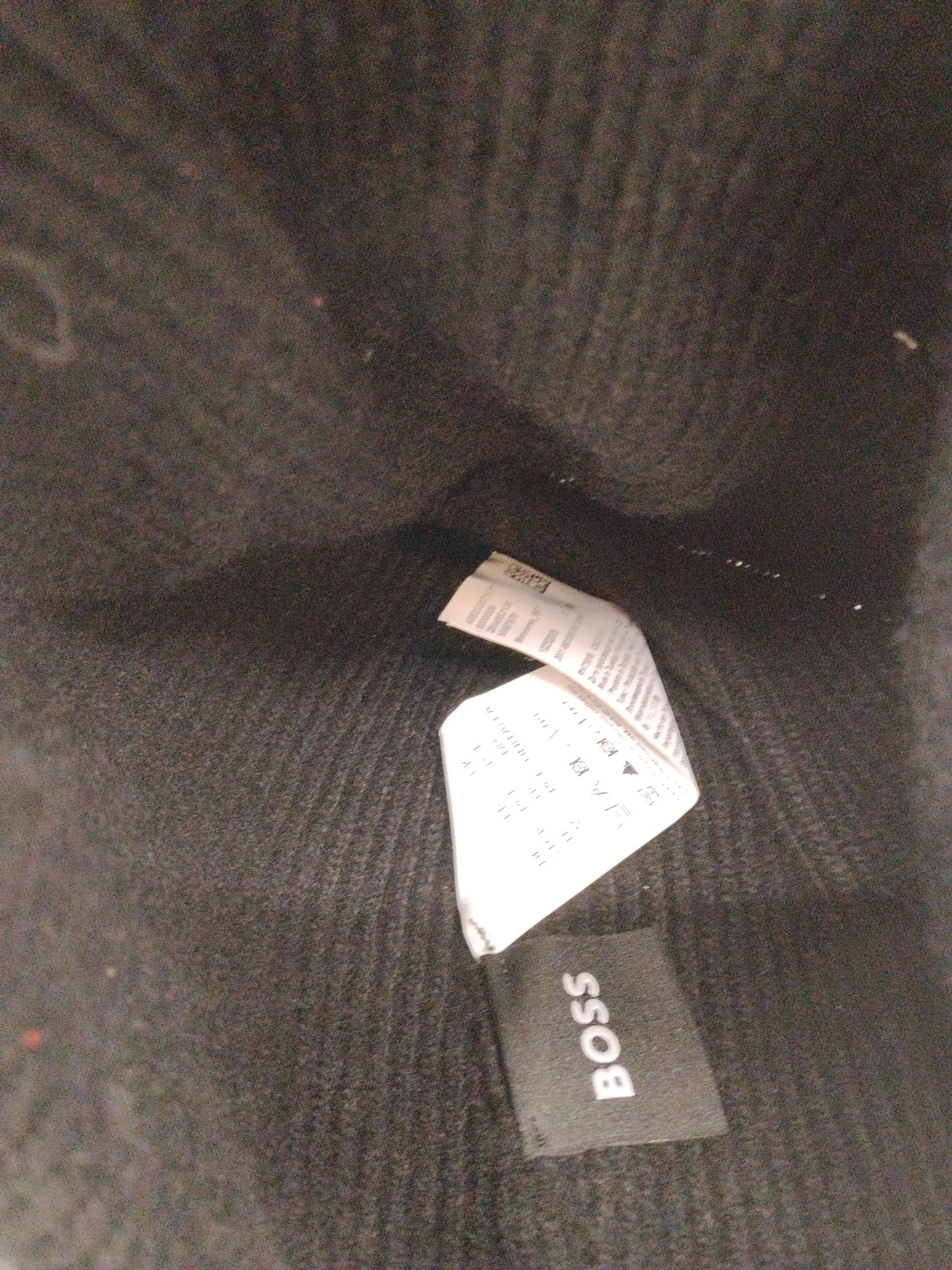 Boss Men's Hat M Black 100% Wool Beanie - Image 4