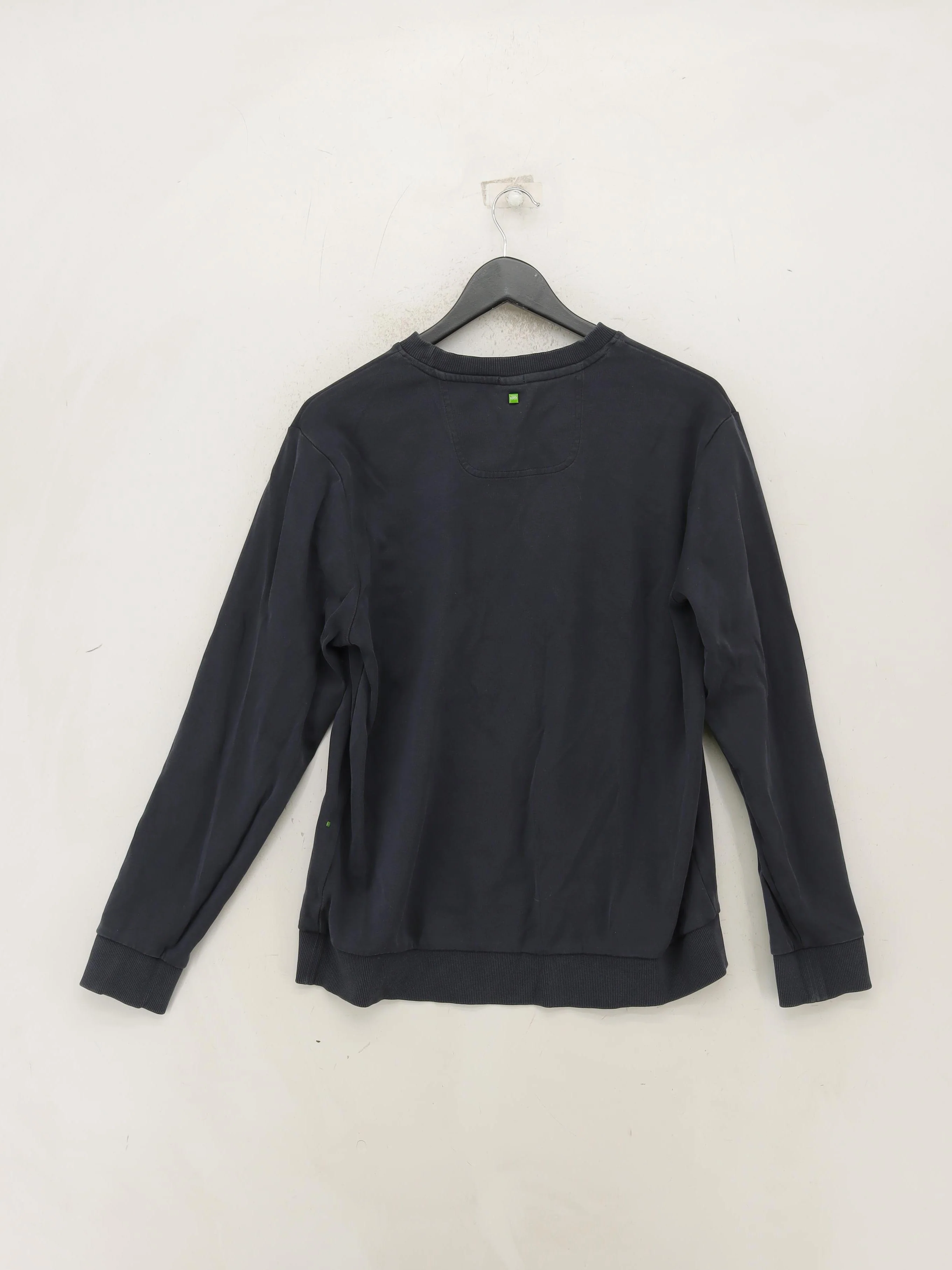 Boss Men's Hoodie L Grey Cotton with Polyamide Pullover - Image 2