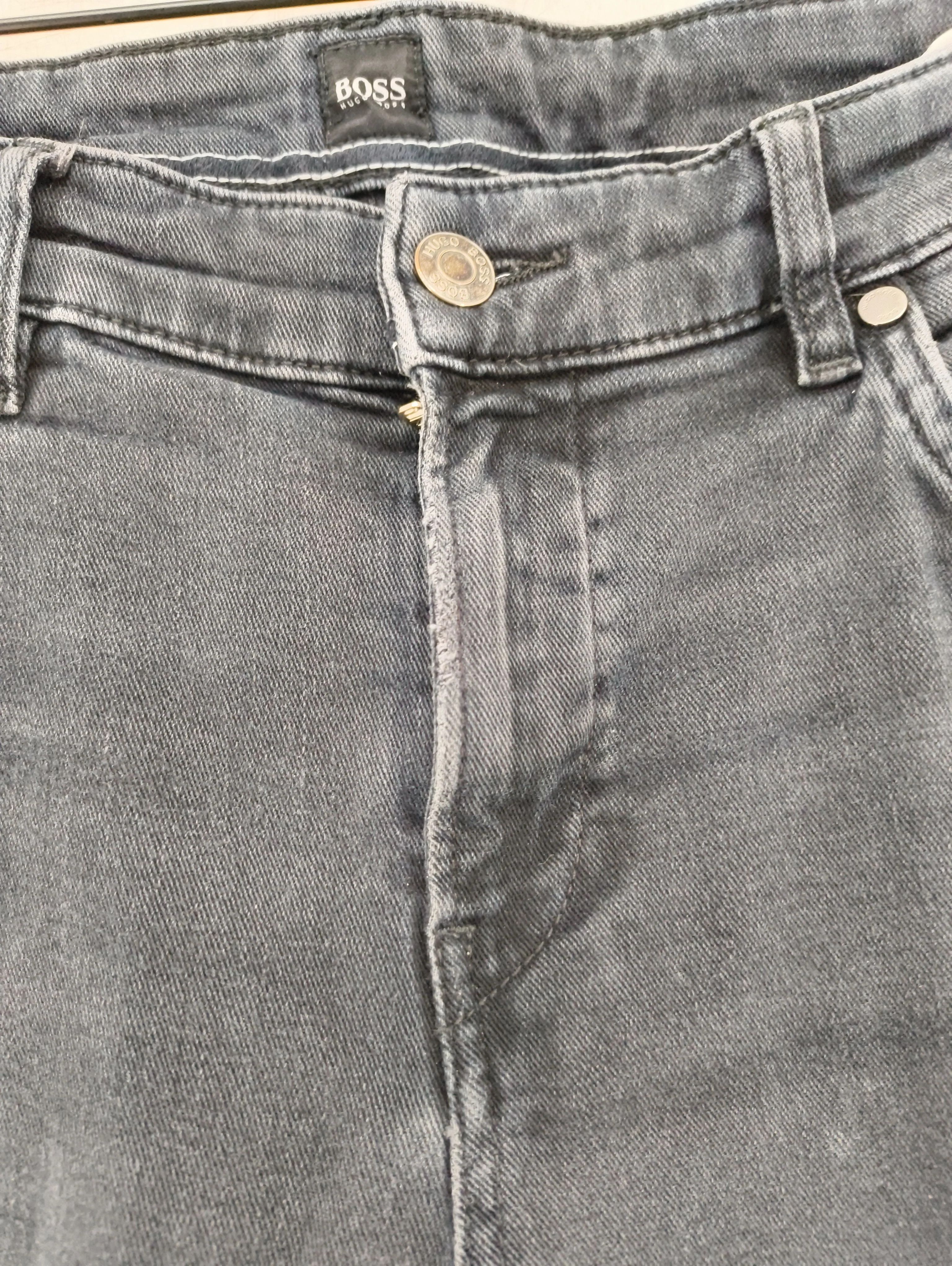 Boss Men's Jeans W 36 in Black Cotton with Elastane Skinny - Image 5