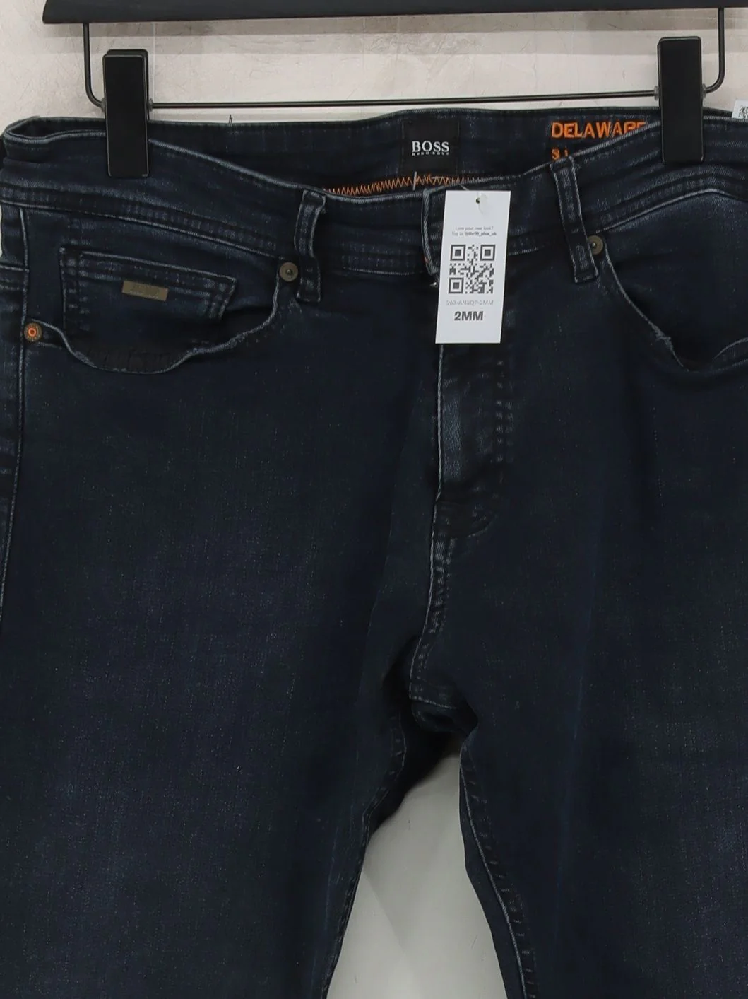 Boss Men's Jeans W 36 in Blue Cotton with Elastane Straight - Image 3