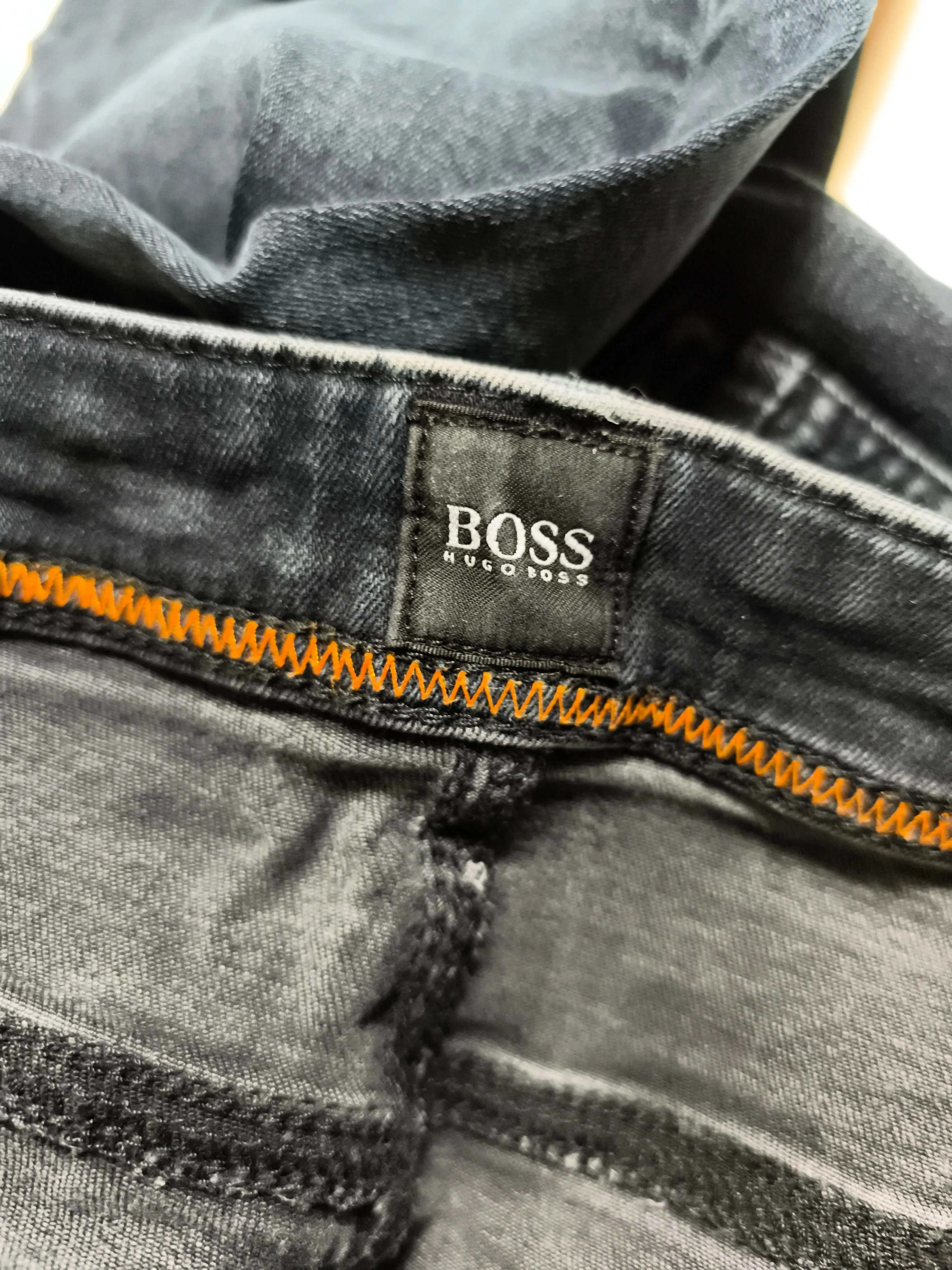 Boss Men's Jeans W 36 in Blue Cotton with Elastane Straight - Image 6