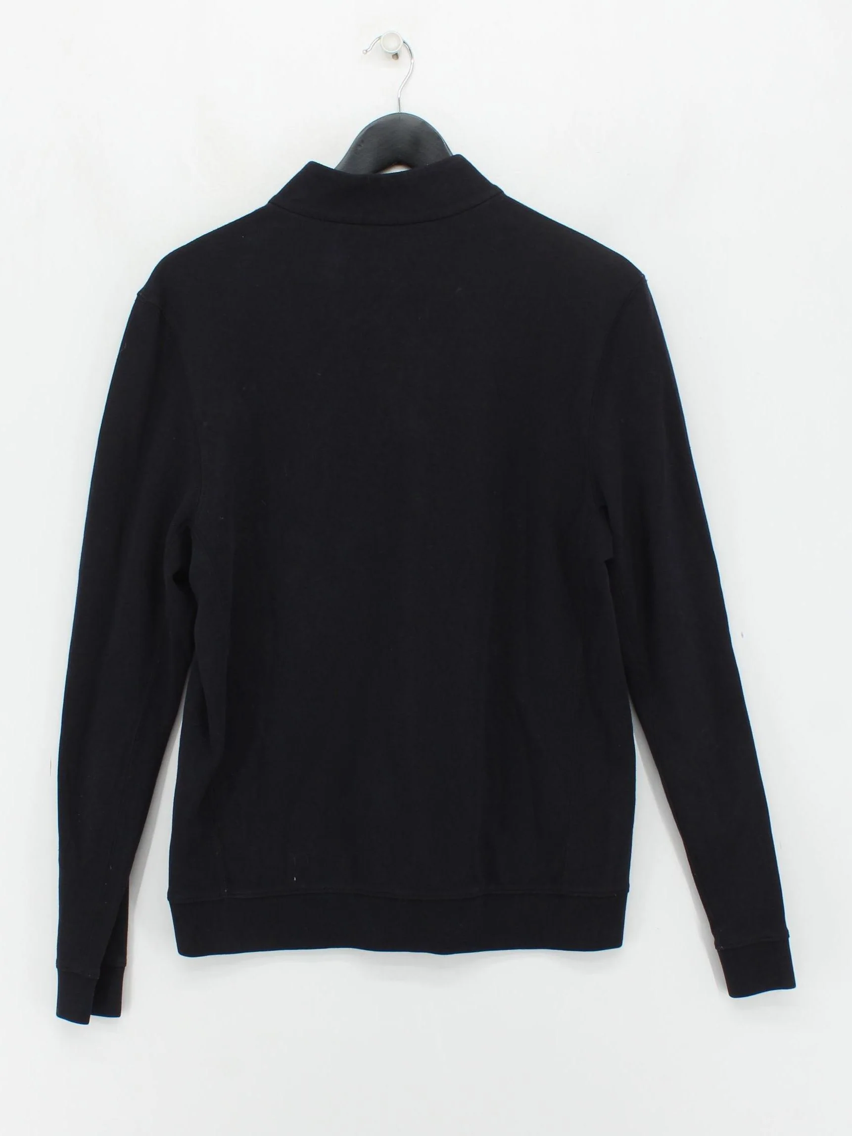 Boss Men's Jumper M Black Cotton with Polyamide Mock Neck Pullover - Image 2