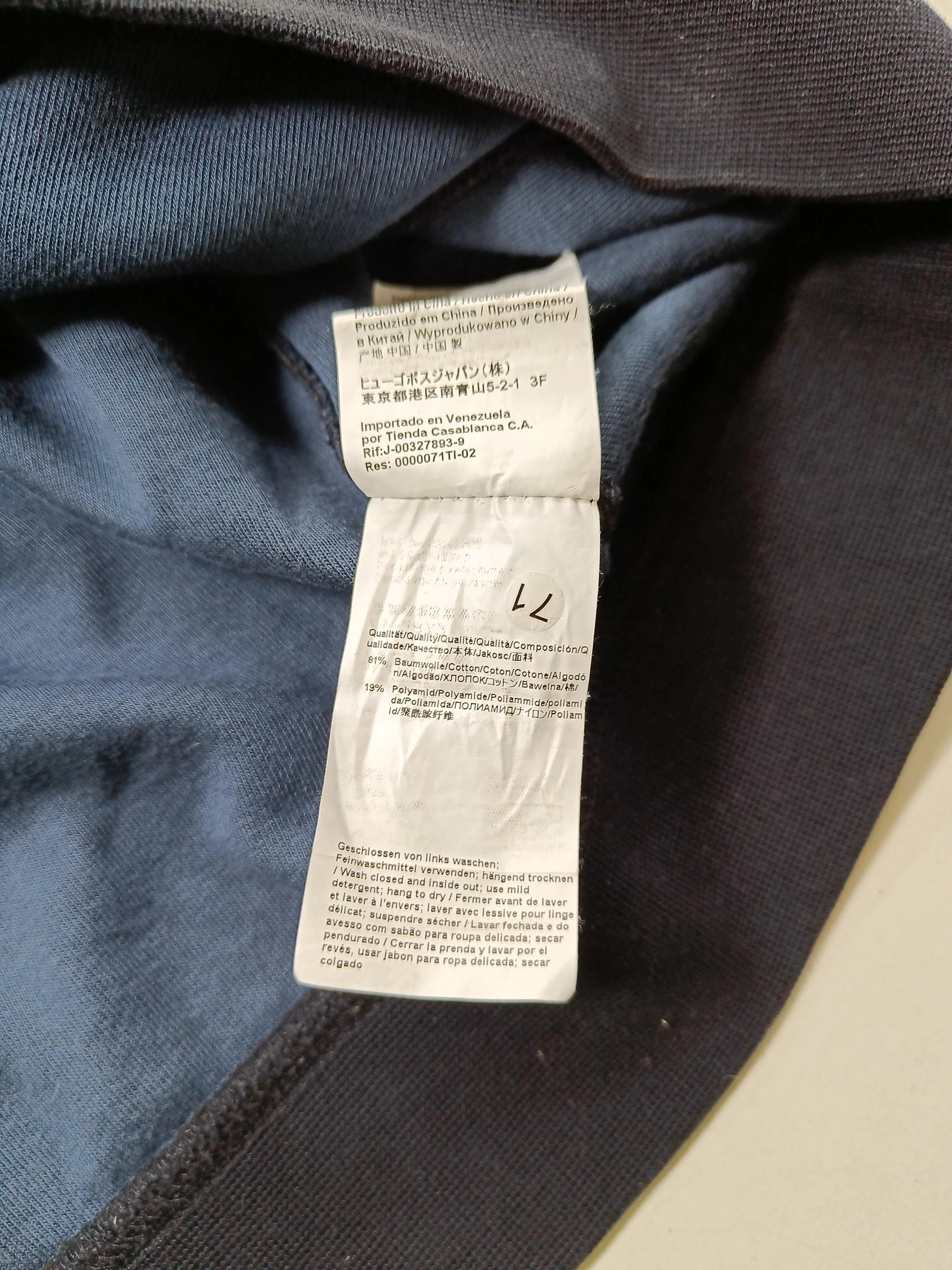 Boss Men's Jumper M Black Cotton with Polyamide Mock Neck Pullover - Image 7