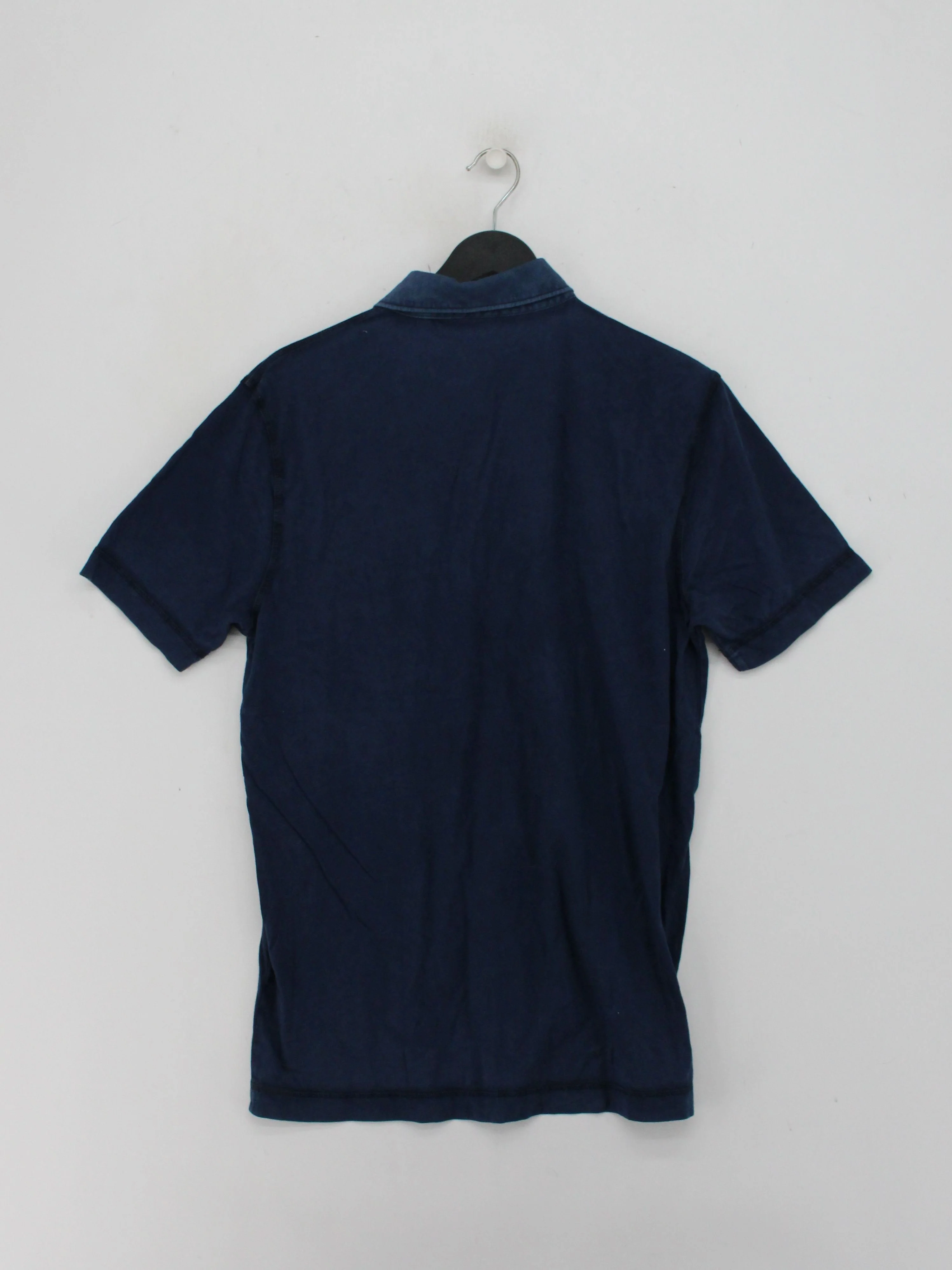 Boss Men's Polo M Blue 100% Cotton Basic - Image 2