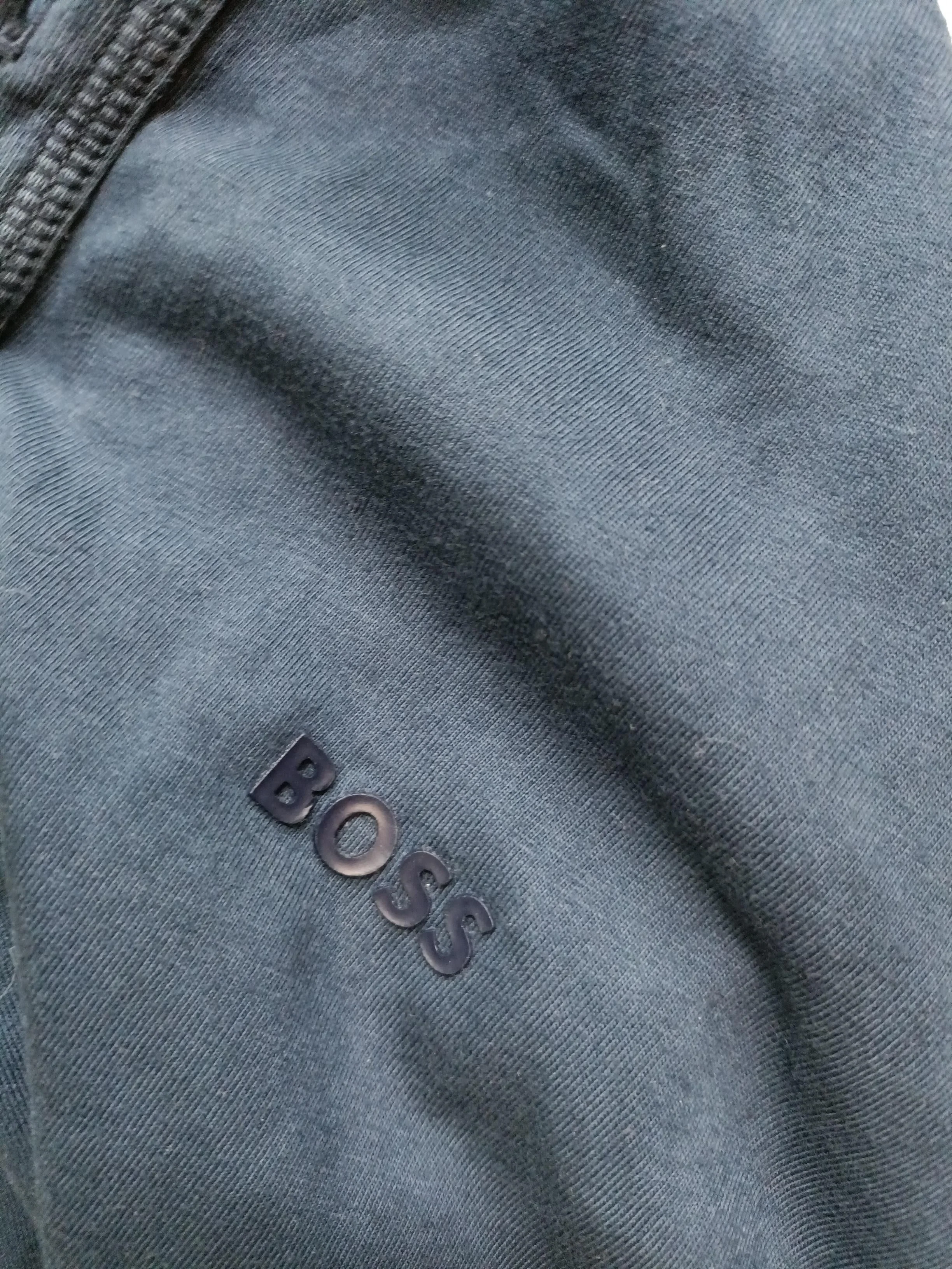 Boss Men's Polo M Blue 100% Cotton Basic - Image 6
