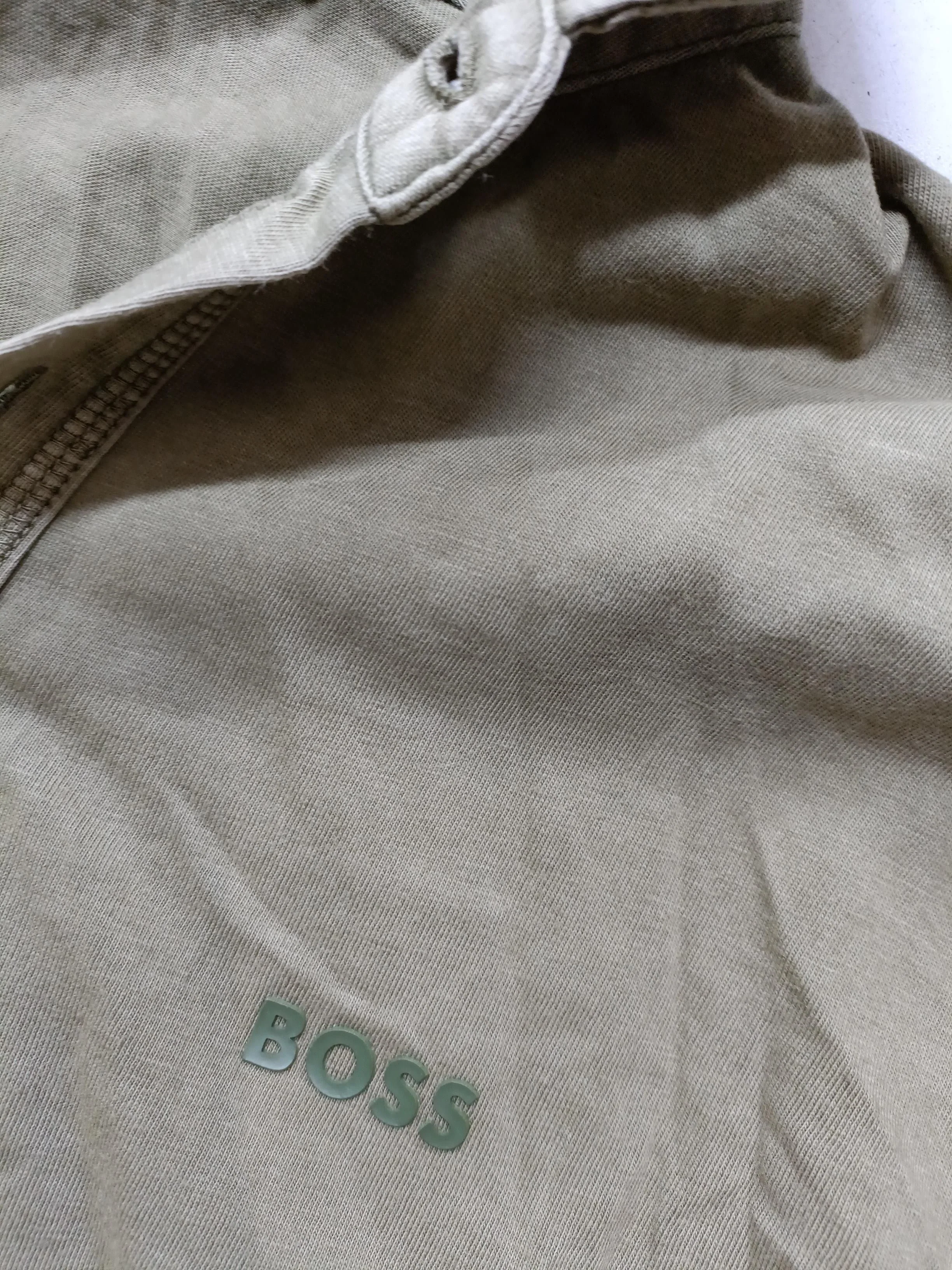 Boss Men's Polo S Green 100% Cotton Basic - Image 5
