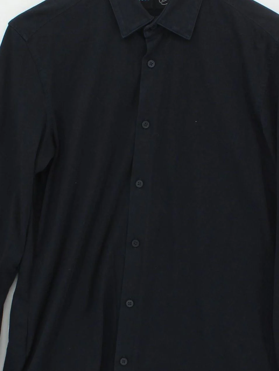 Boss Men's Shirt M Black Cotton with Polyester Basic - Image 3