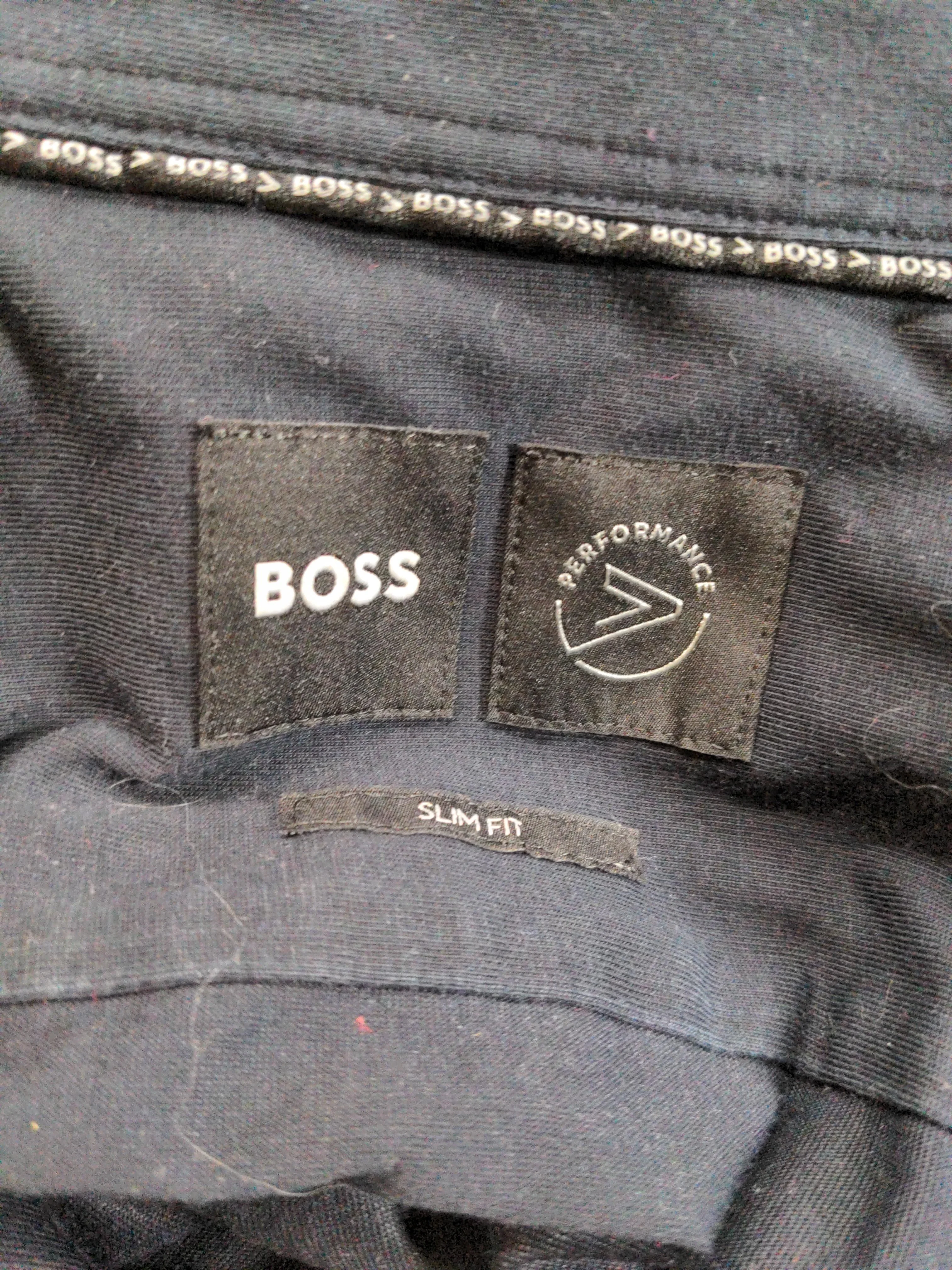 Boss Men's Shirt M Black Cotton with Polyester Basic - Image 5