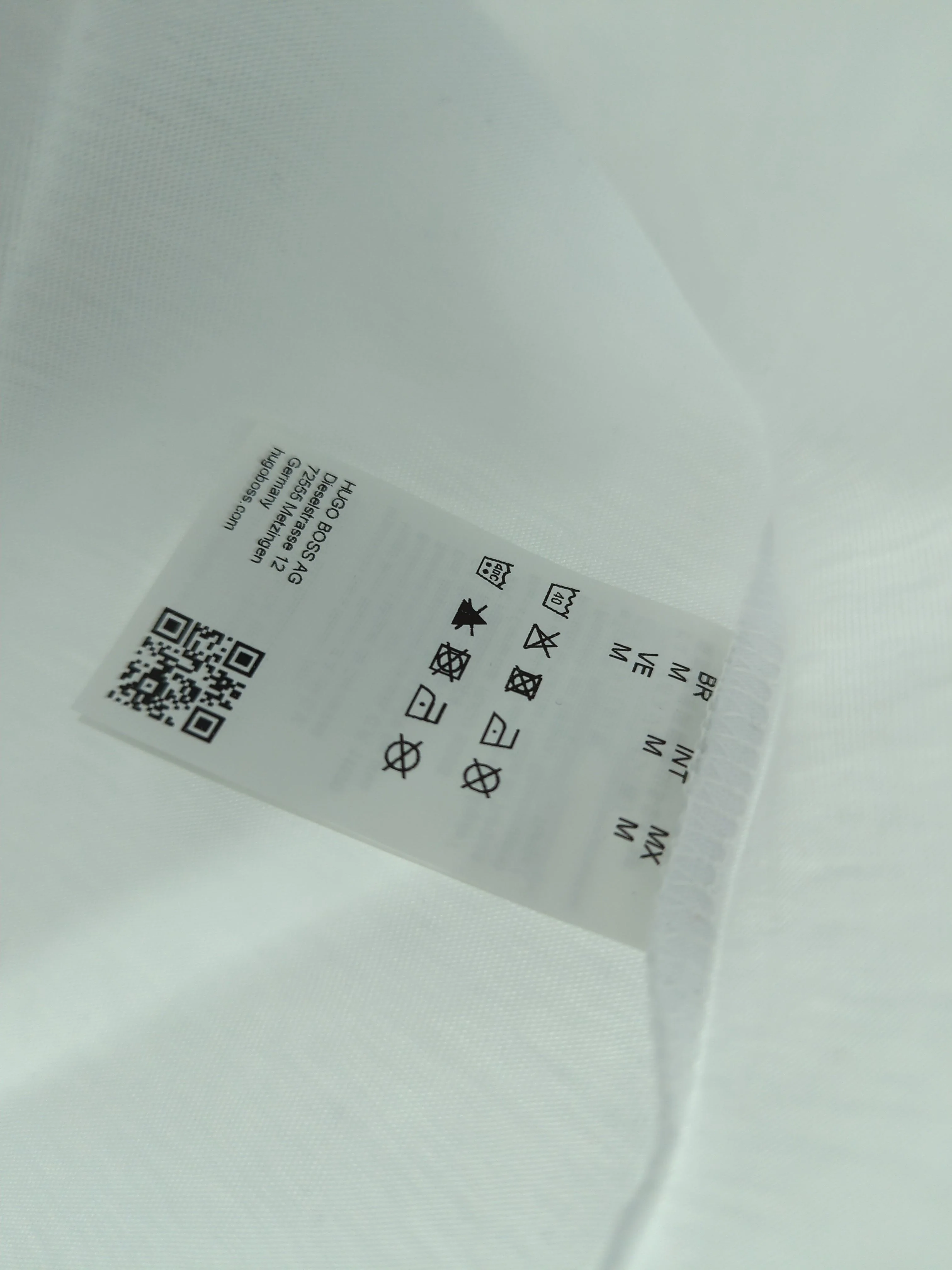Boss Men's T-Shirt M White 100% Cotton Basic New with tags - Image 6