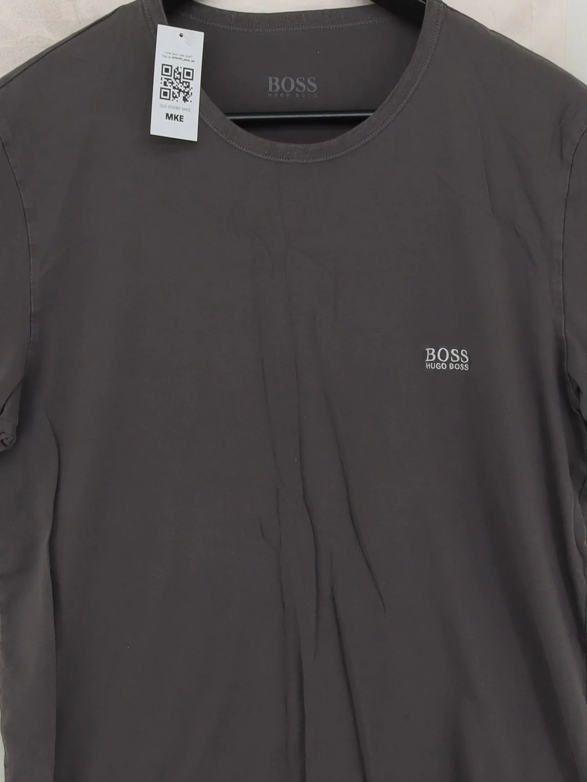 Boss Men's T-Shirt XL Grey 100% Cotton Basic - Image 3