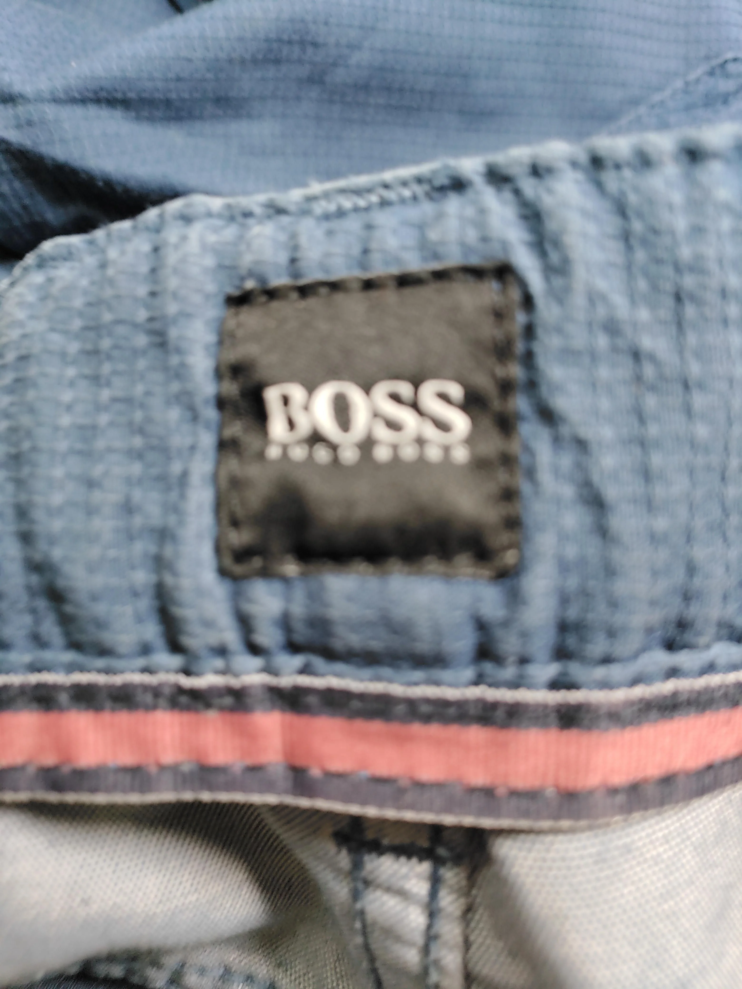 Boss Men's Trousers L Blue 100% Cotton Straight Chino - Image 5