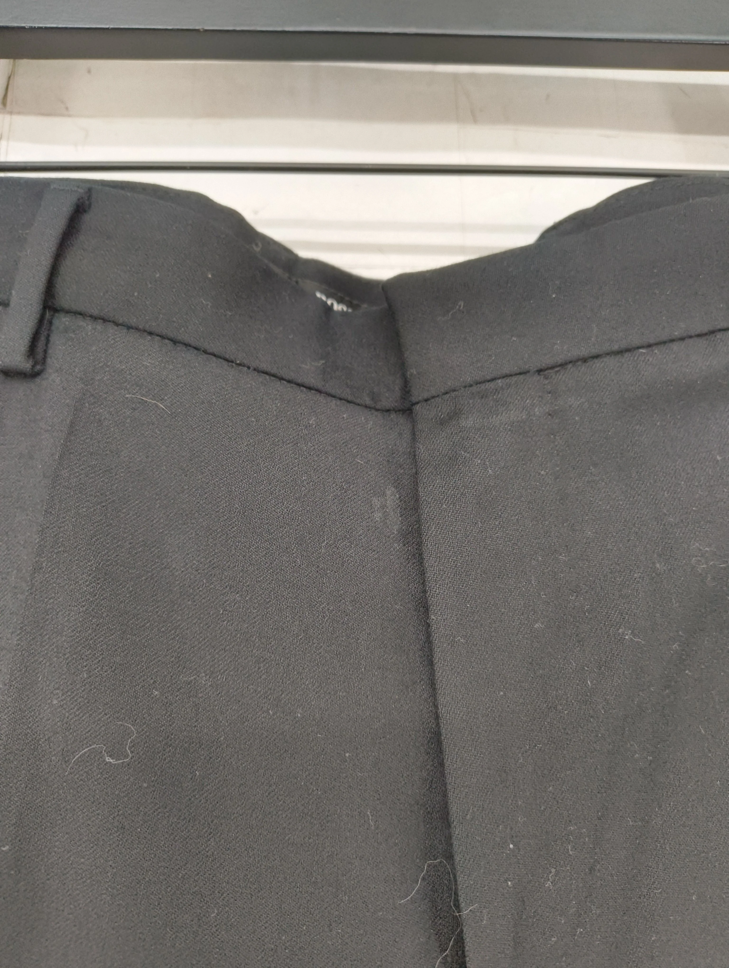 Boss Men's Trousers W 36 in Black 100% Wool Straight Chino - Image 5