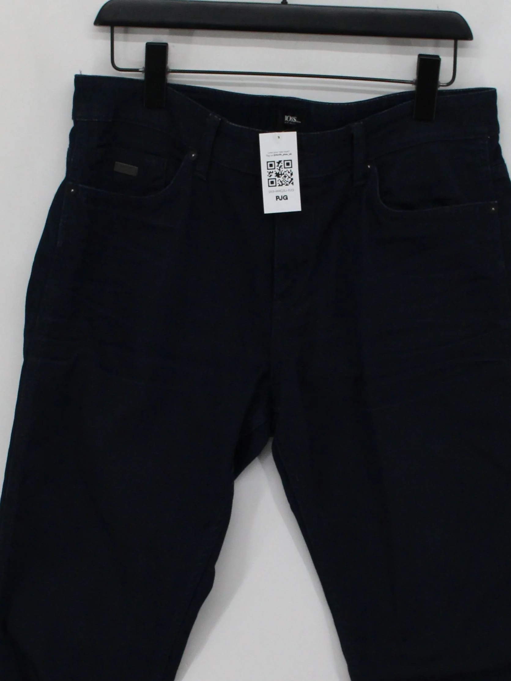 Boss Men's Trousers W 36 in Blue Cotton with Polyester Straight Chino - Image 3