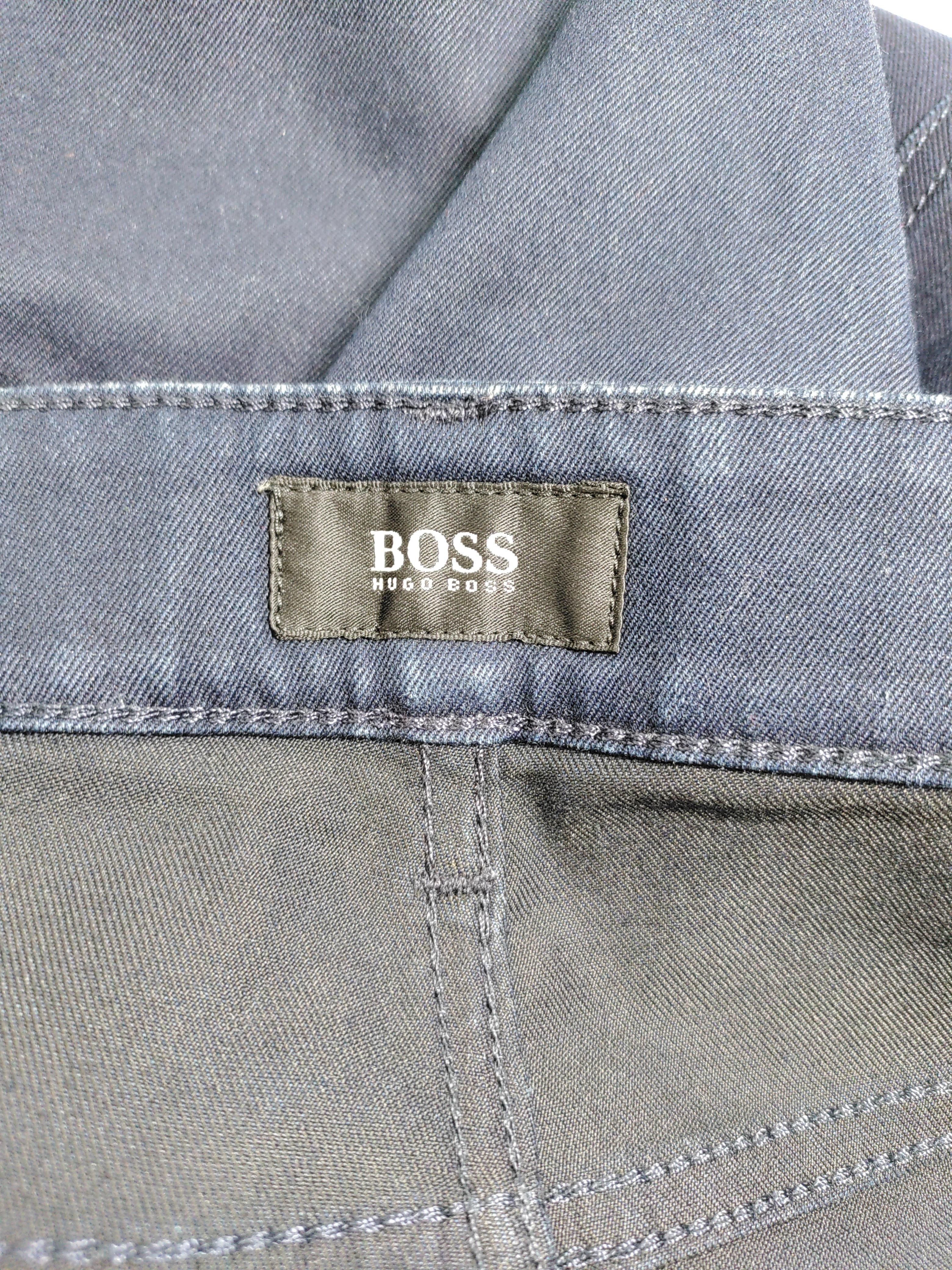 Boss Men's Trousers W 36 in Blue Cotton with Polyester Straight Chino - Image 5