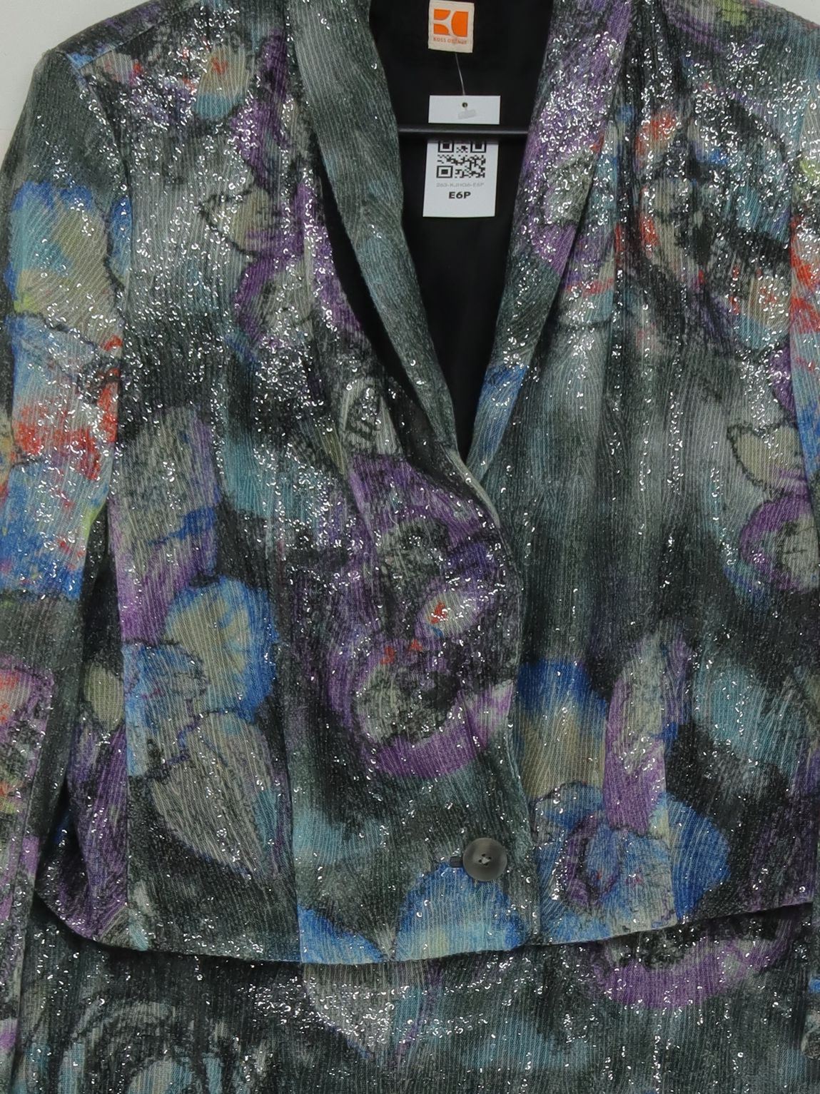 Boss Orange Women's Two Piece Suit UK 12 Multi Floral 100% Polyester Skirt Suit - Image 3