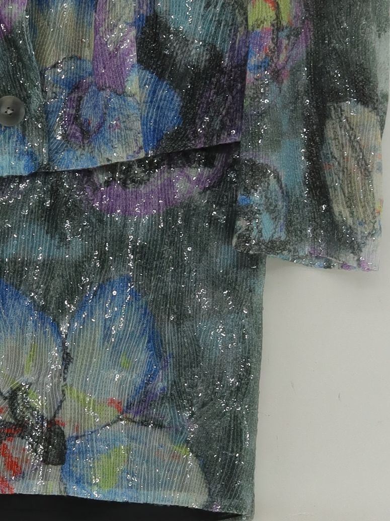 Boss Orange Women's Two Piece Suit UK 12 Multi Floral 100% Polyester Skirt Suit - Image 4
