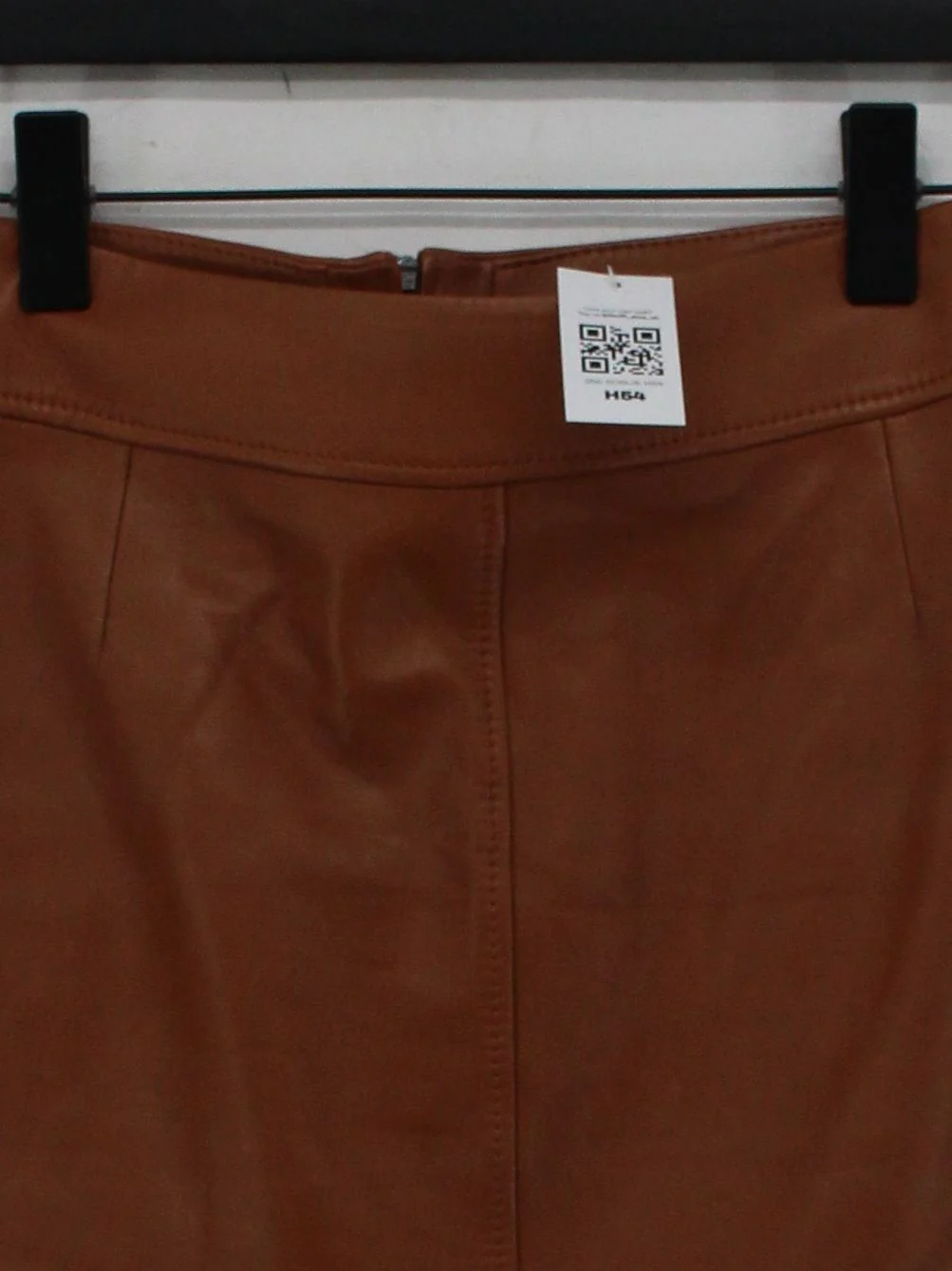 Boss Women's Midi Skirt M Brown 100% Faux Leather Midi Straight & Pencil - Image 3