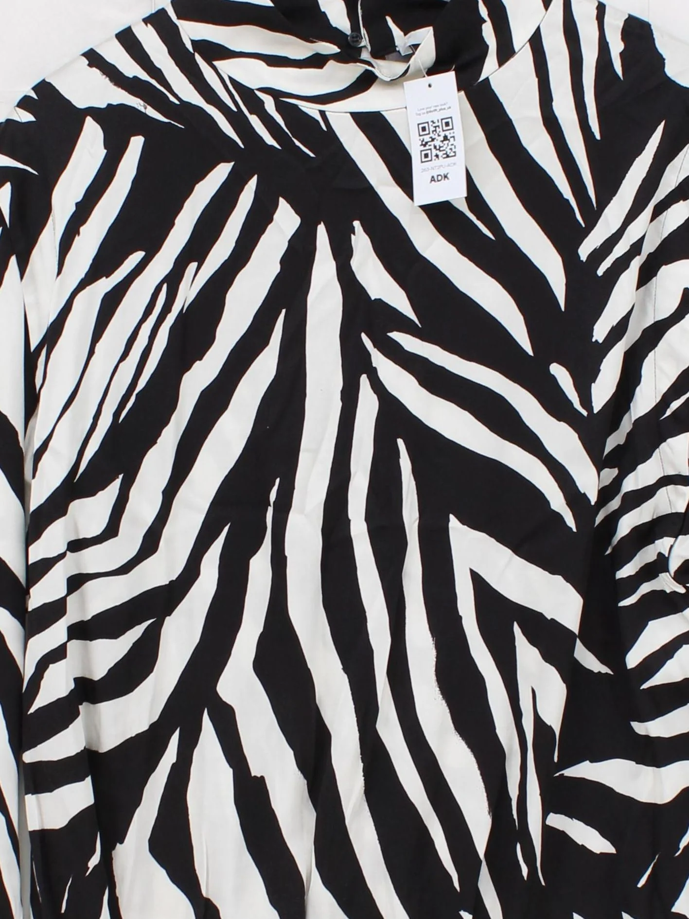 Boss Women's Top UK 12 Multi Viscose with Elastane Basic - Image 3