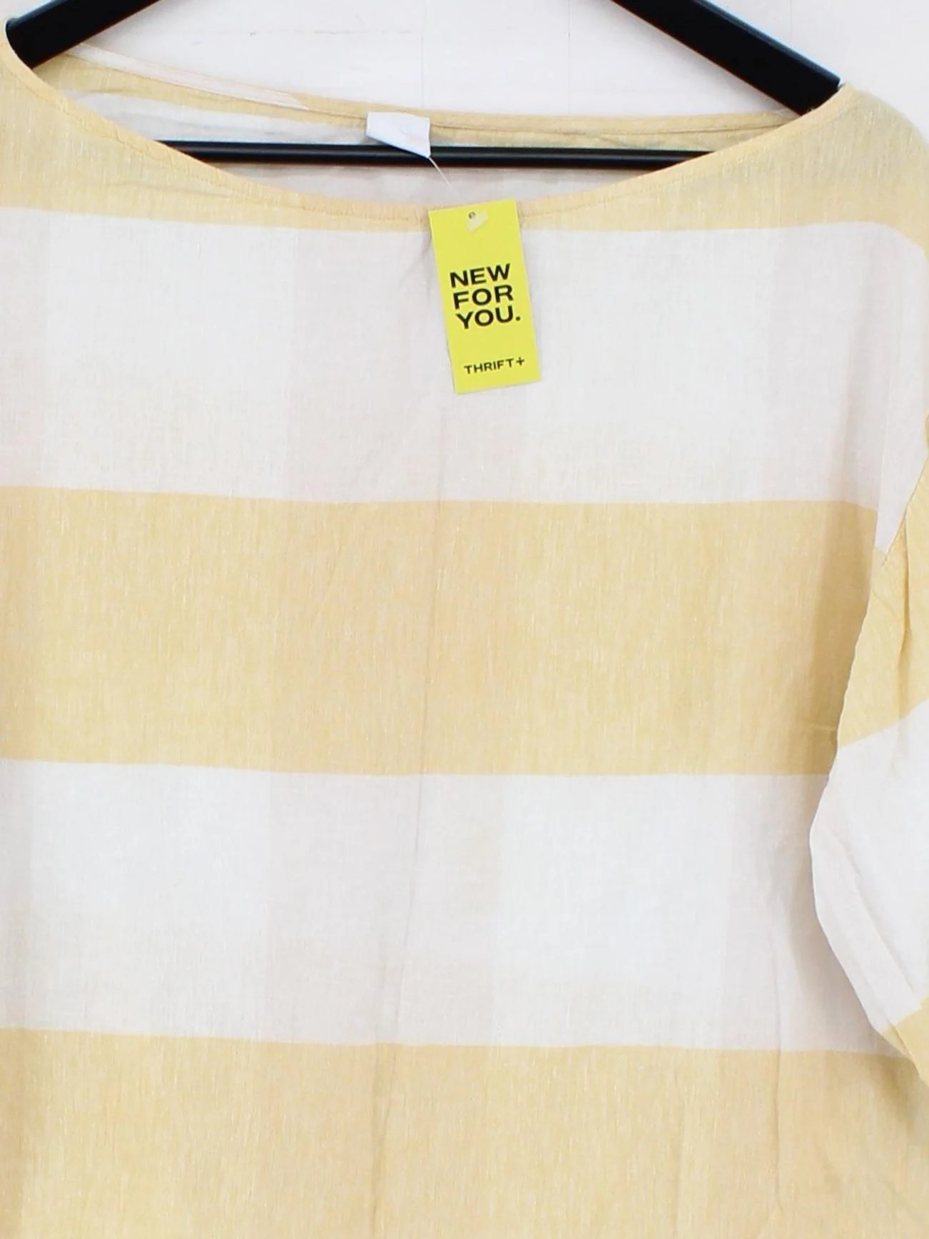 Boss Women's Top UK 14 Yellow Linen with Cotton Basic - Image 3