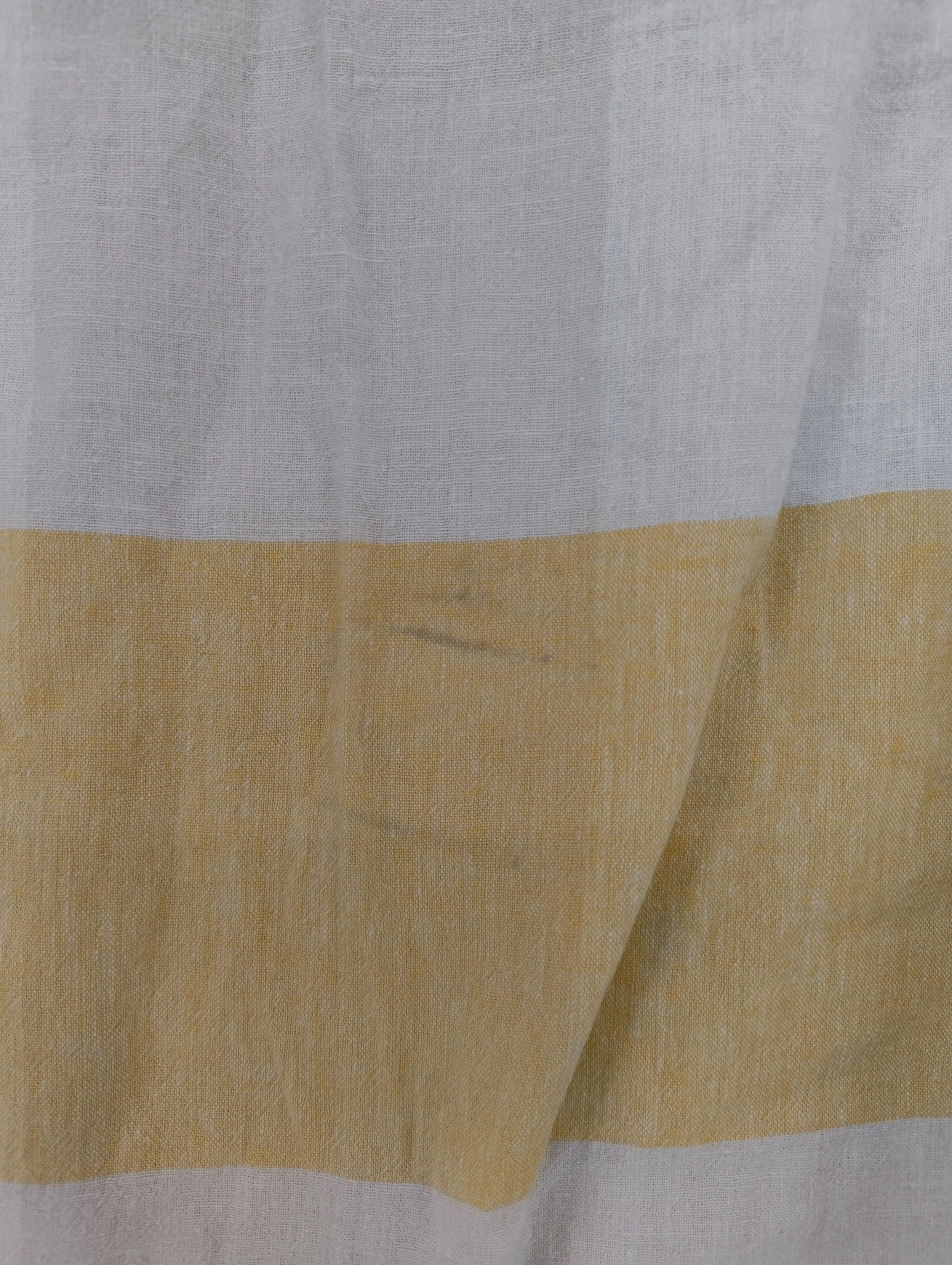 Boss Women's Top UK 14 Yellow Linen with Cotton Basic - Image 5
