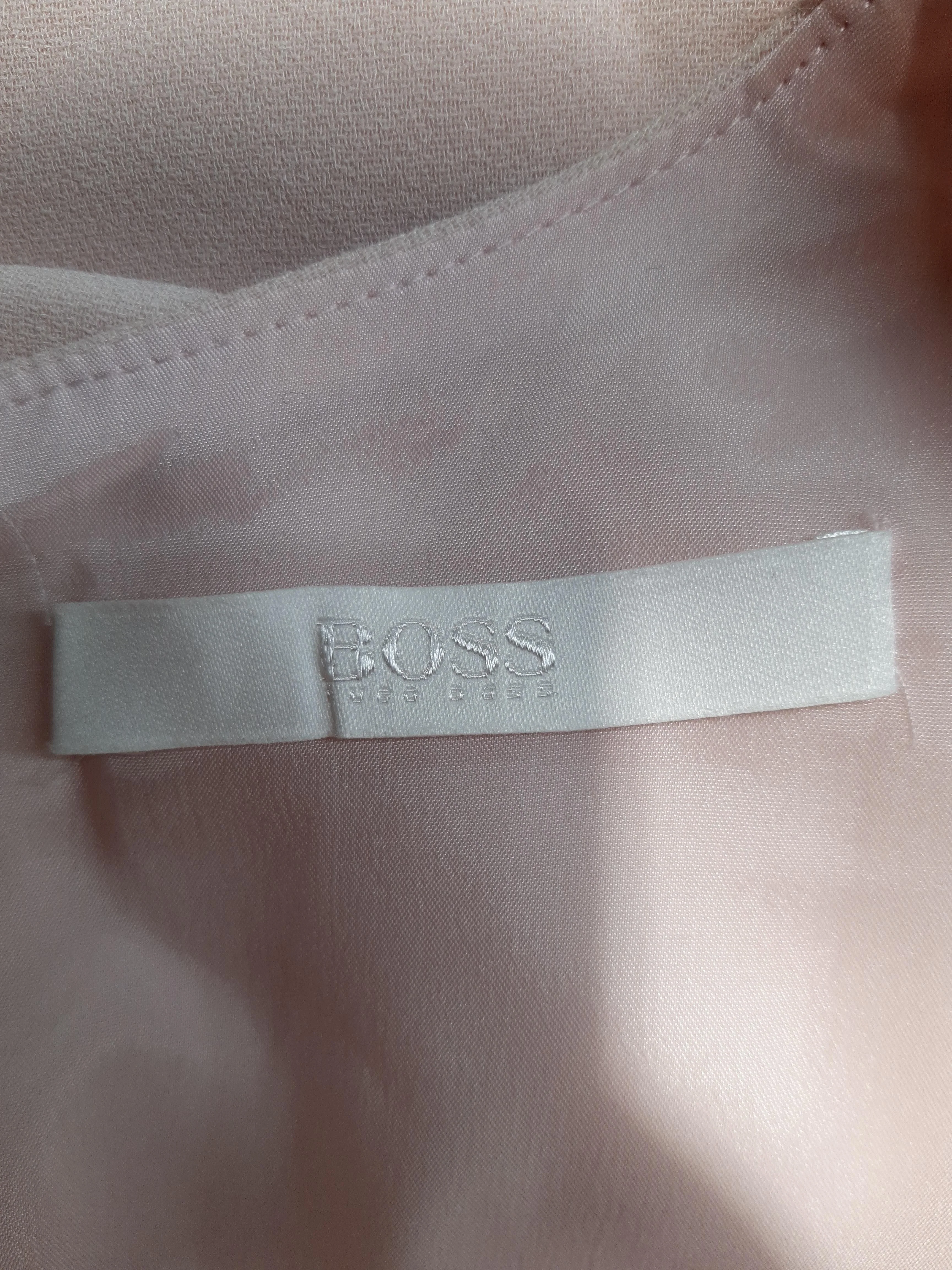 Boss Wrap Midi Dress UK10 in Pink - Image 5
