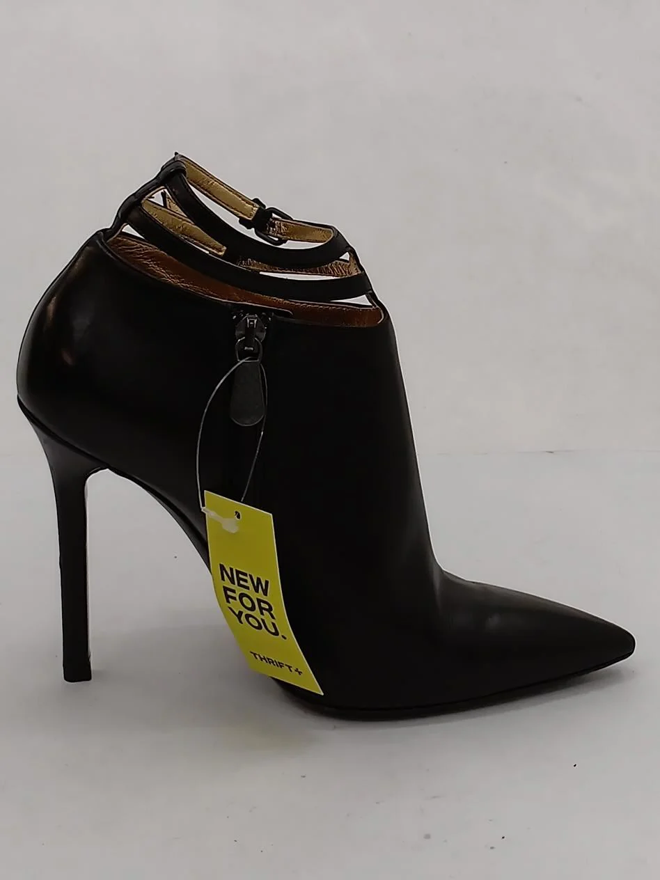 Bottega Veneta Women's Boots UK 4 Black 100% Leather Combat - Image 5