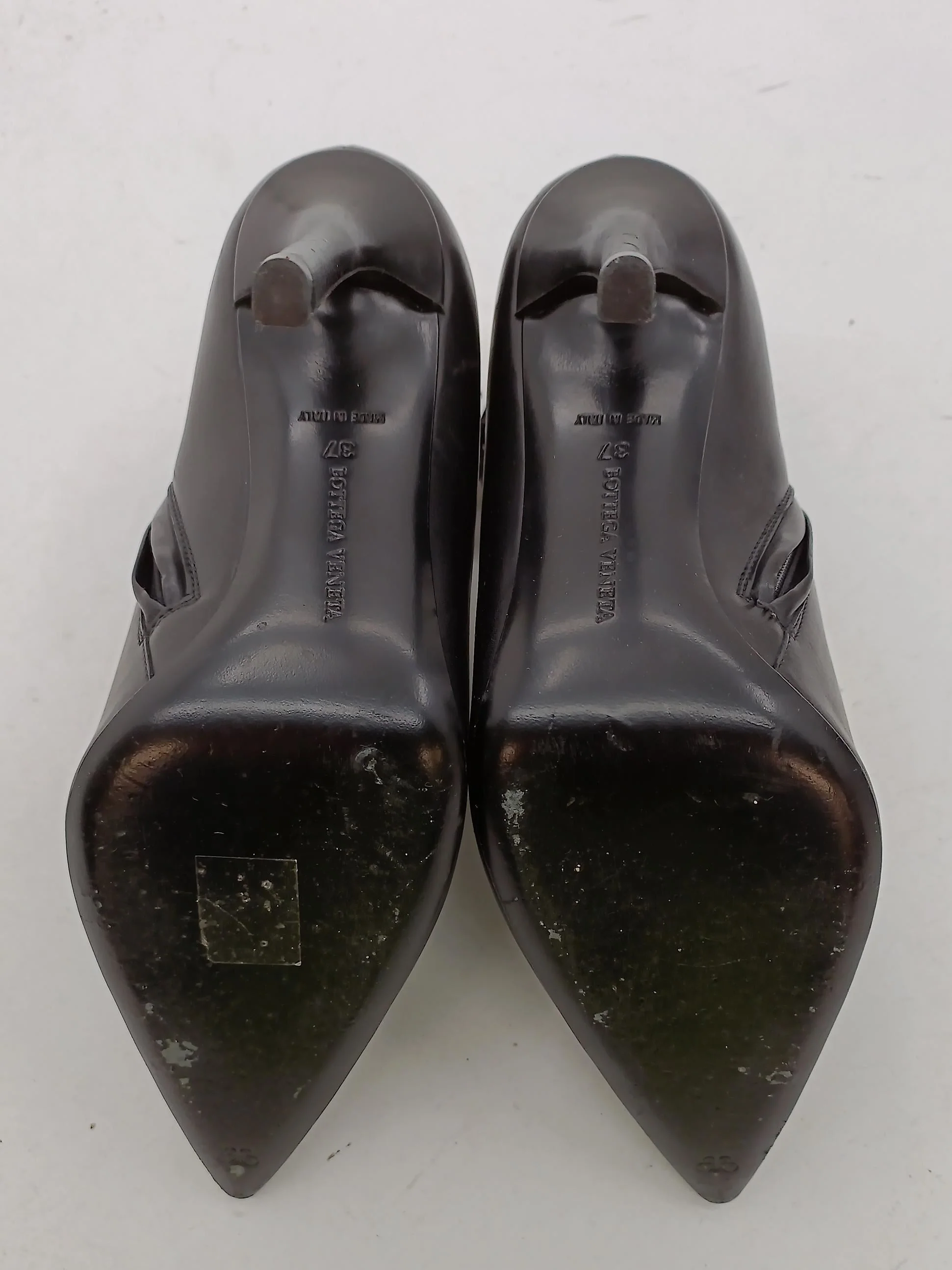 Bottega Veneta Women's Boots UK 4 Black 100% Leather Combat - Image 7
