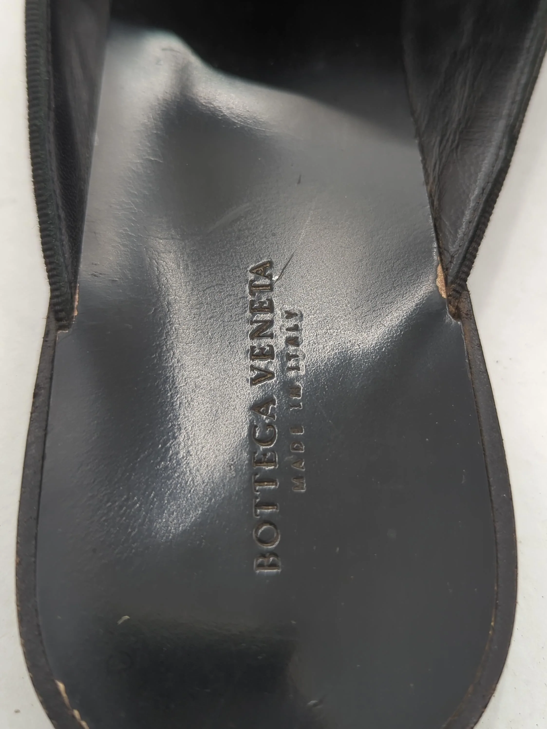 Bottega Veneta Women's Flat Shoes UK 6 Black 100% Leather Slider - Image 6