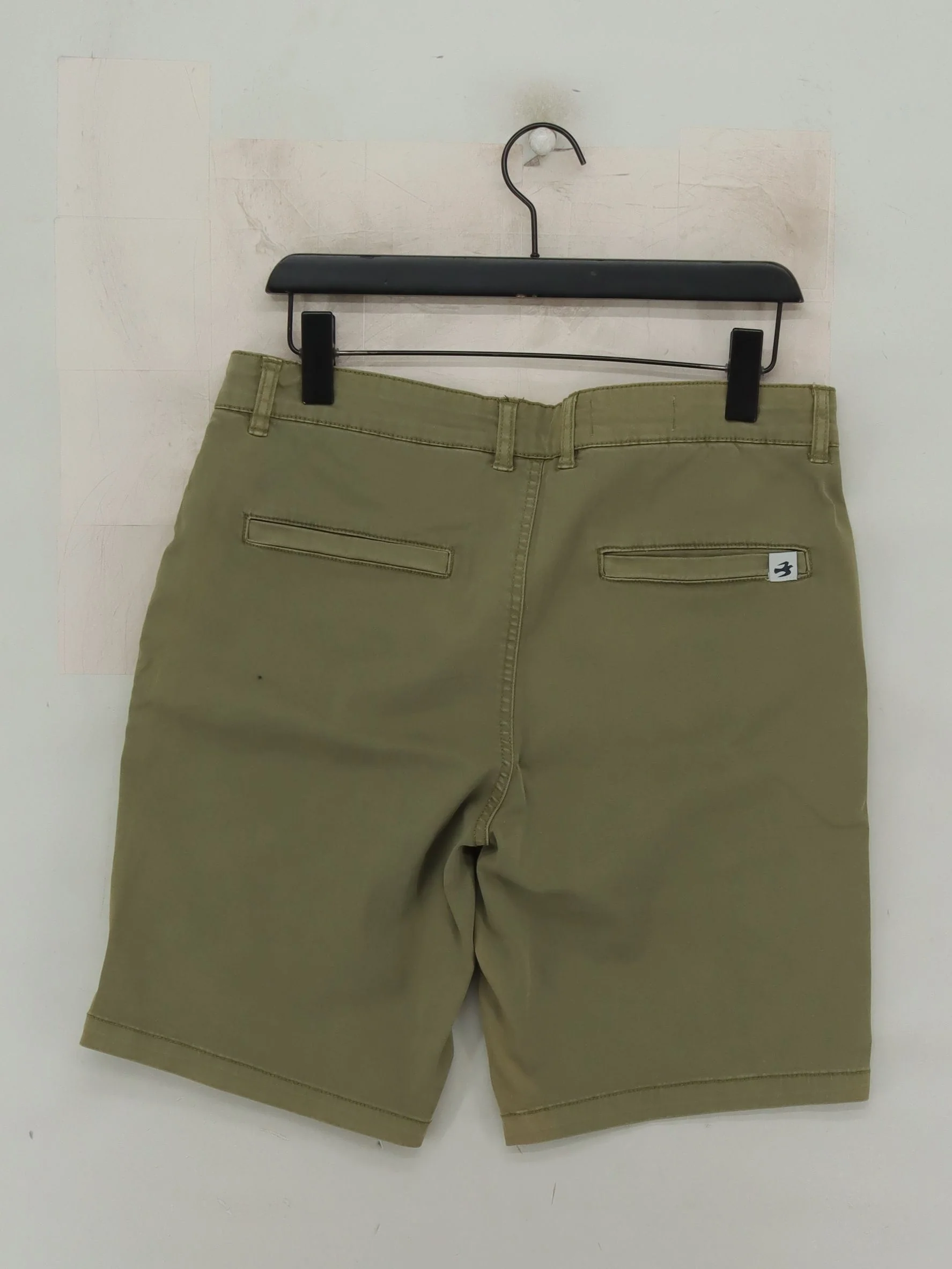 Brakeburn Men's Shorts W 32 in Green Cotton with Elastane Chino - Image 2