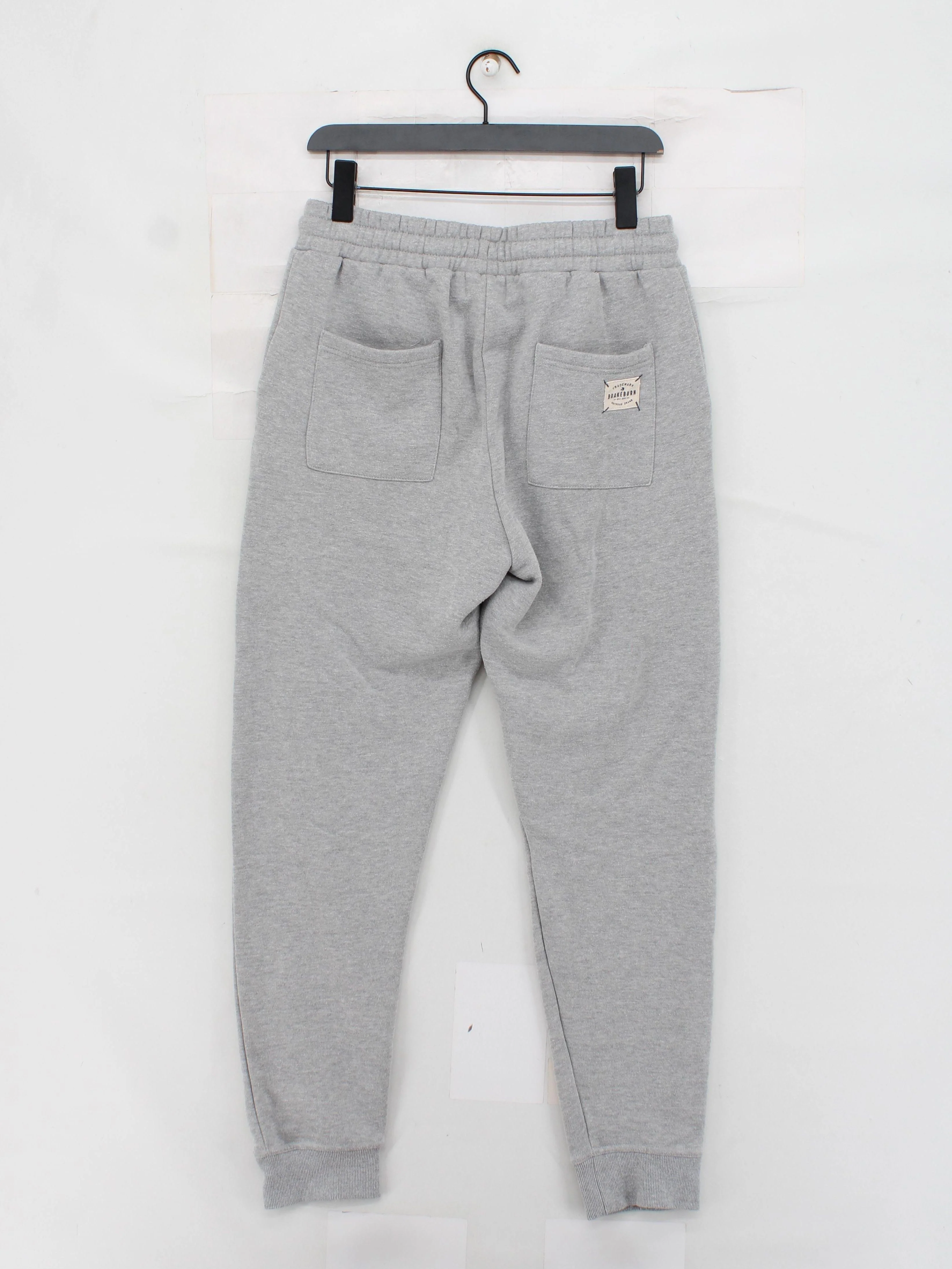 Brakeburn Men's Sports Bottoms W 32 in Grey Cotton with Polyester Sweatpants - Image 2