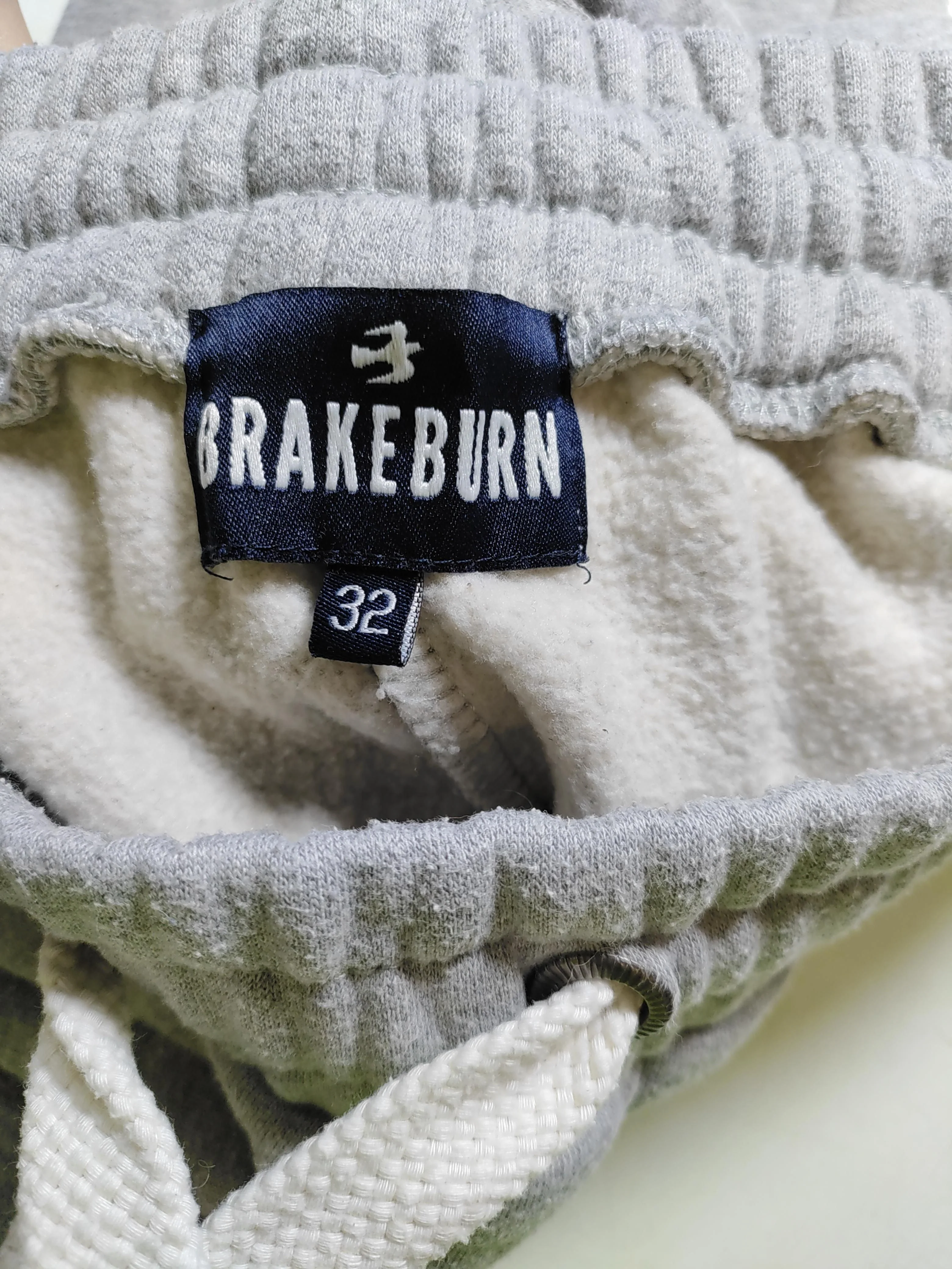 Brakeburn Men's Sports Bottoms W 32 in Grey Cotton with Polyester Sweatpants - Image 5