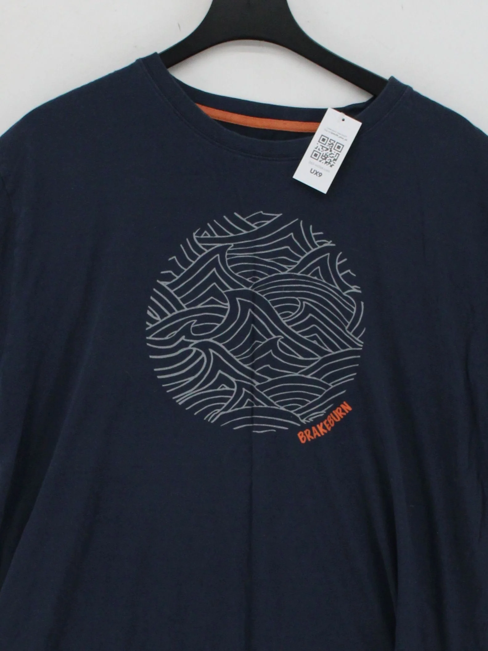 Brakeburn Men's T-Shirt XXL Blue Graphic 100% Cotton Basic - Image 3